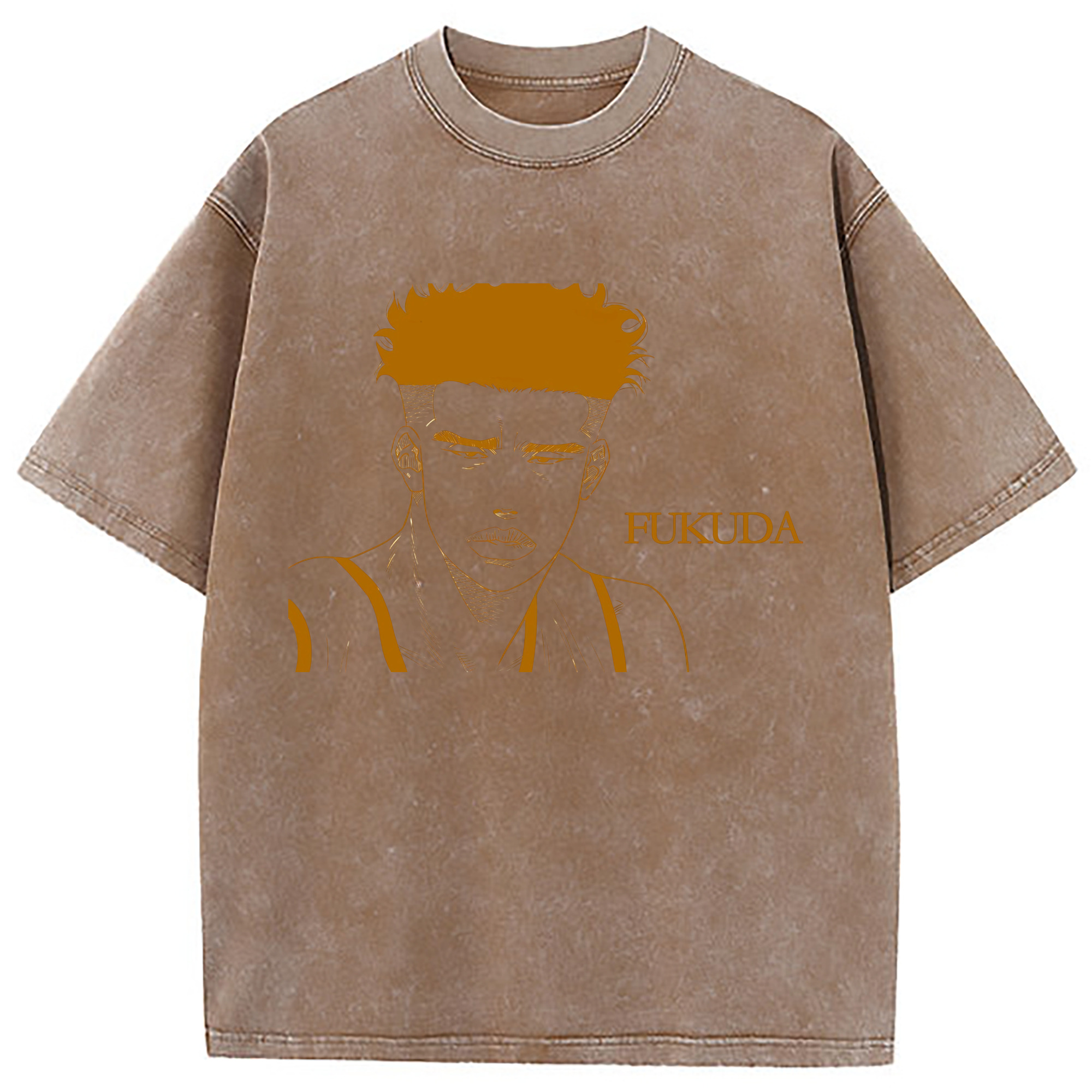 （画像用） SLAM DUNK／スラムダンク 綿100% ヴィンテージ風 半袖Tシャツ（フロントプリント）