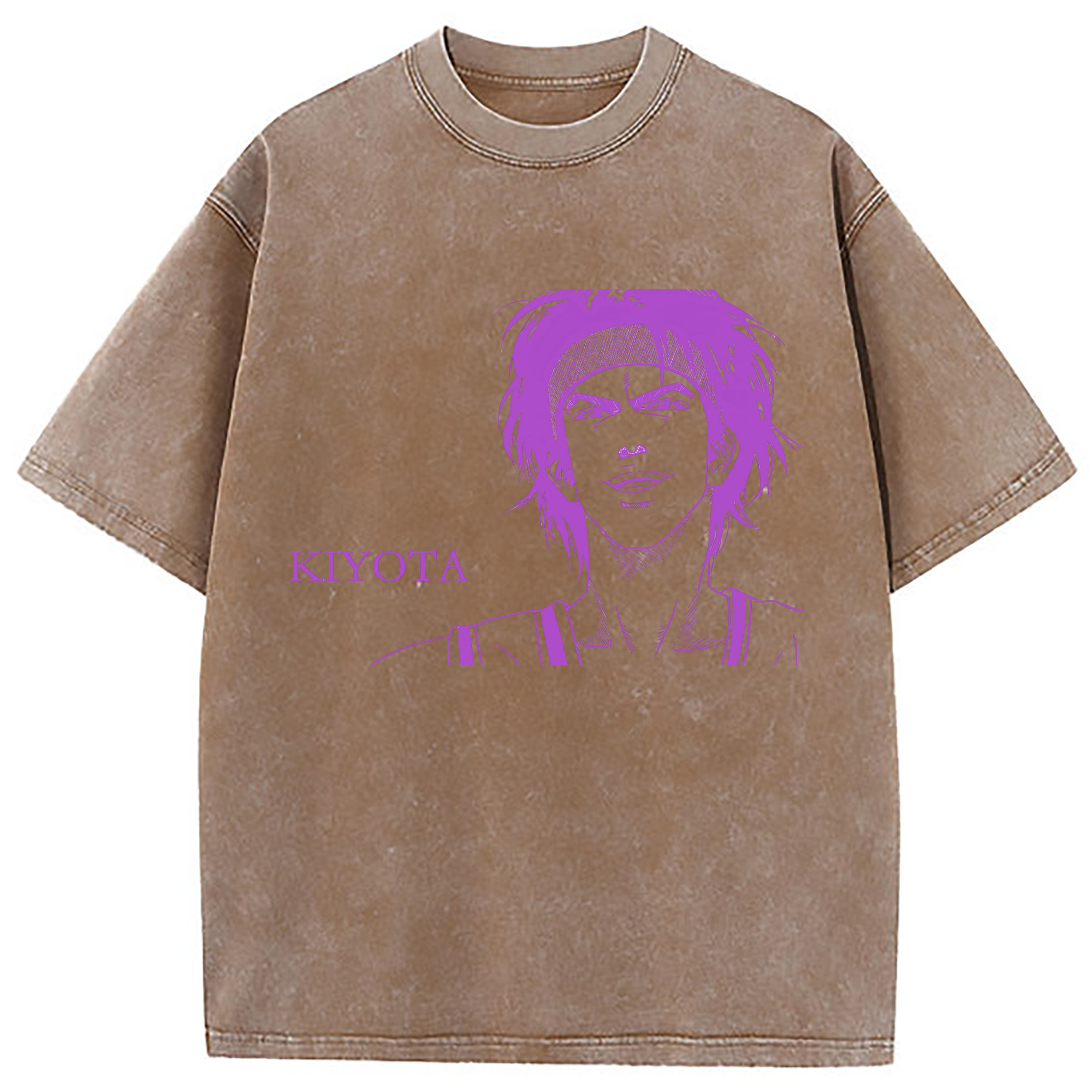 （画像用） SLAM DUNK／スラムダンク 綿100% ヴィンテージ風 半袖Tシャツ（フロントプリント）