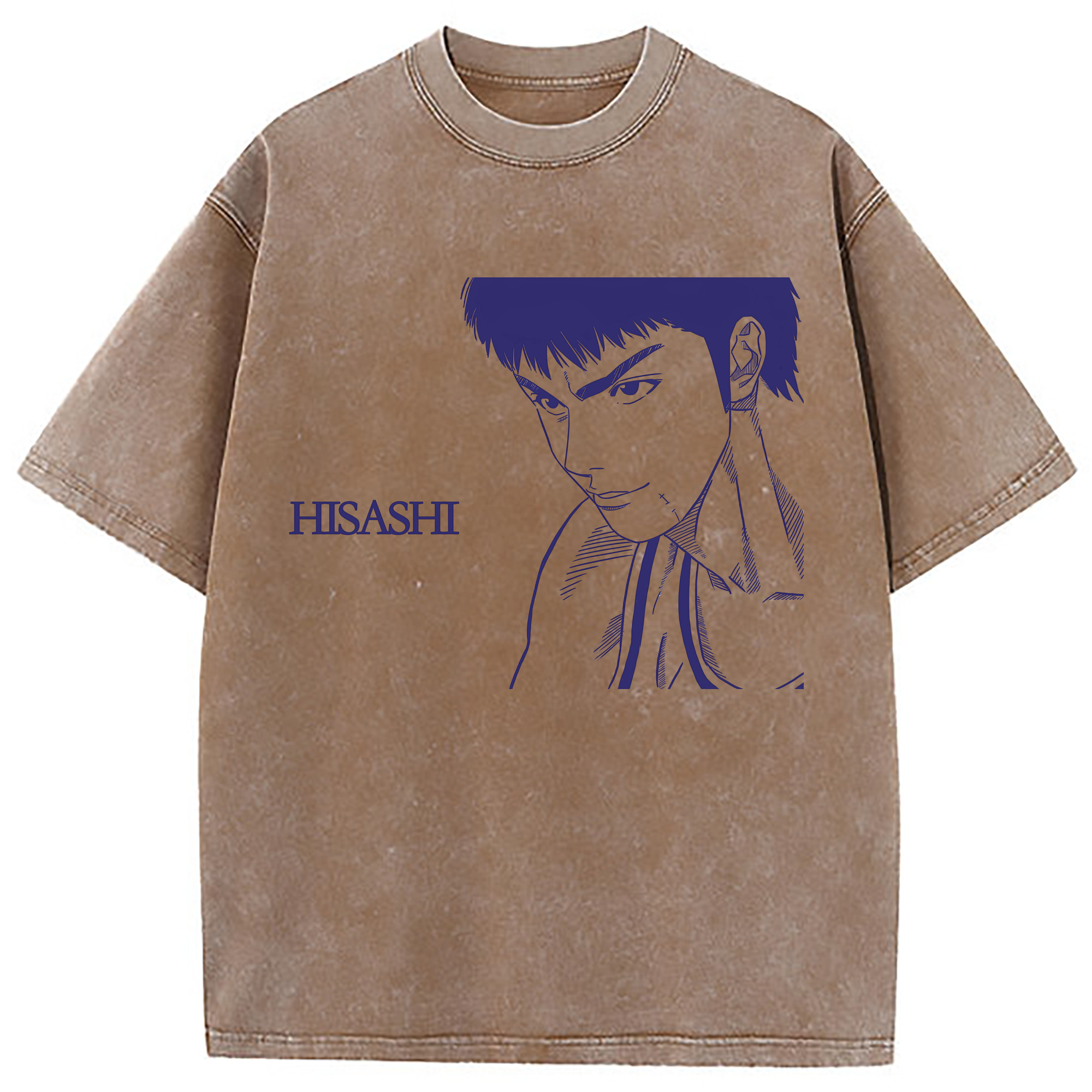 （画像用） SLAM DUNK／スラムダンク 綿100% ヴィンテージ風 半袖Tシャツ（フロントプリント）