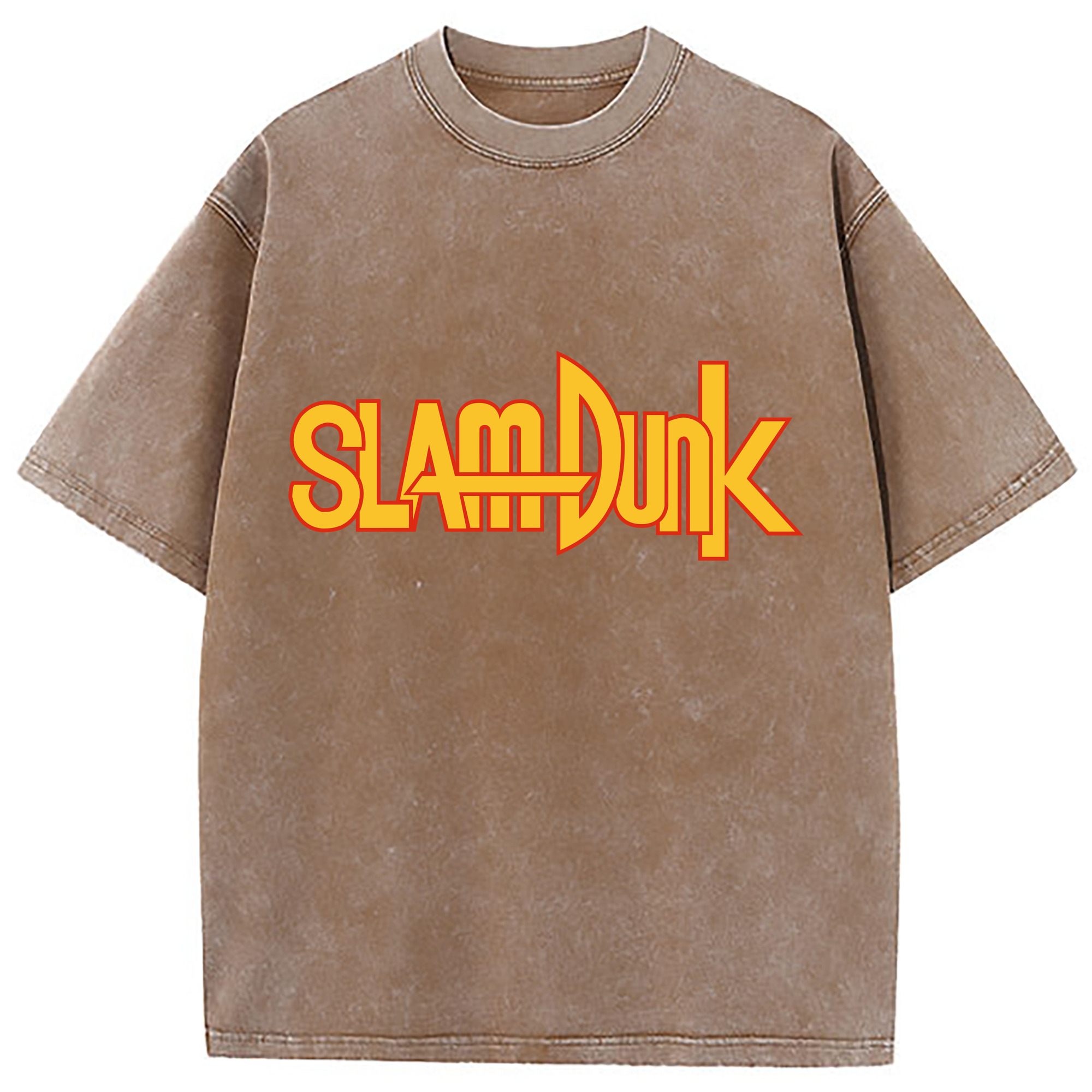 （画像用） SLAM DUNK／スラムダンク 綿100% ヴィンテージ風 半袖Tシャツ（フロントプリント）