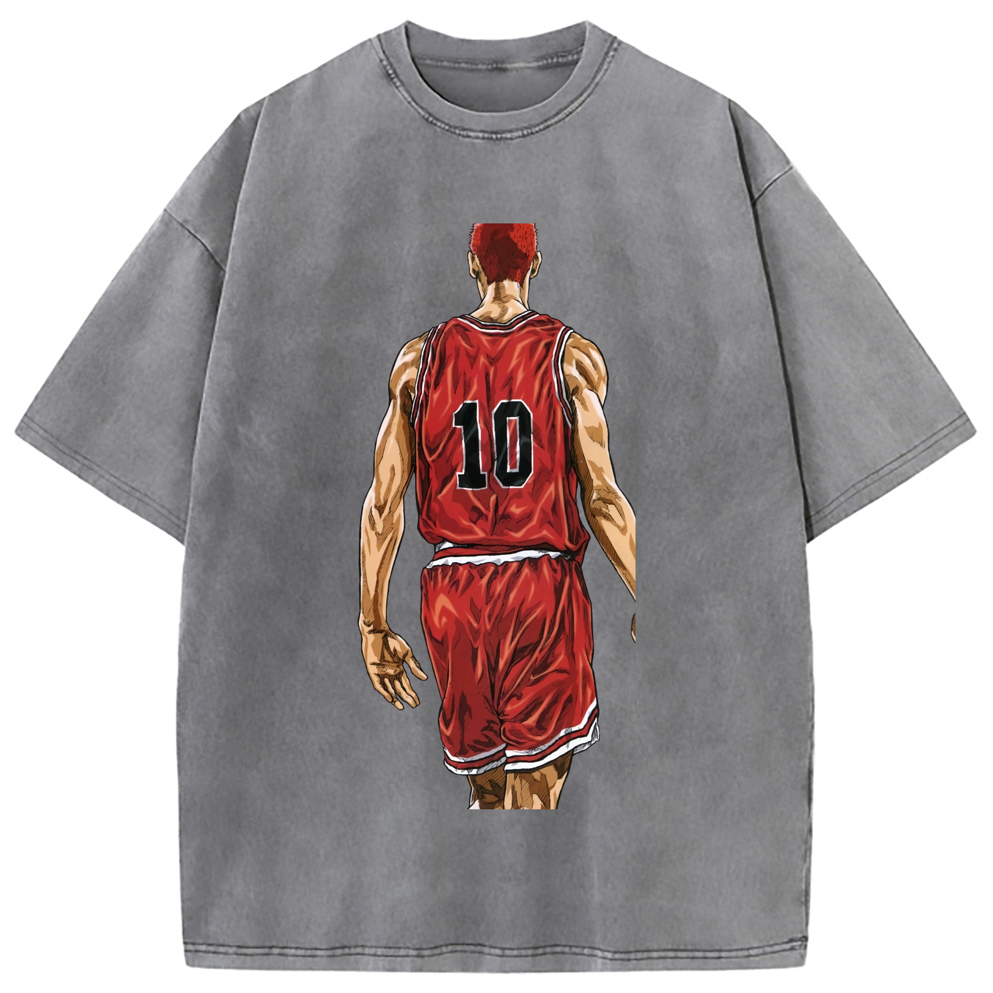 （画像用） SLAM DUNK／スラムダンク 綿100% ヴィンテージ風 半袖Tシャツ（フロントプリント）