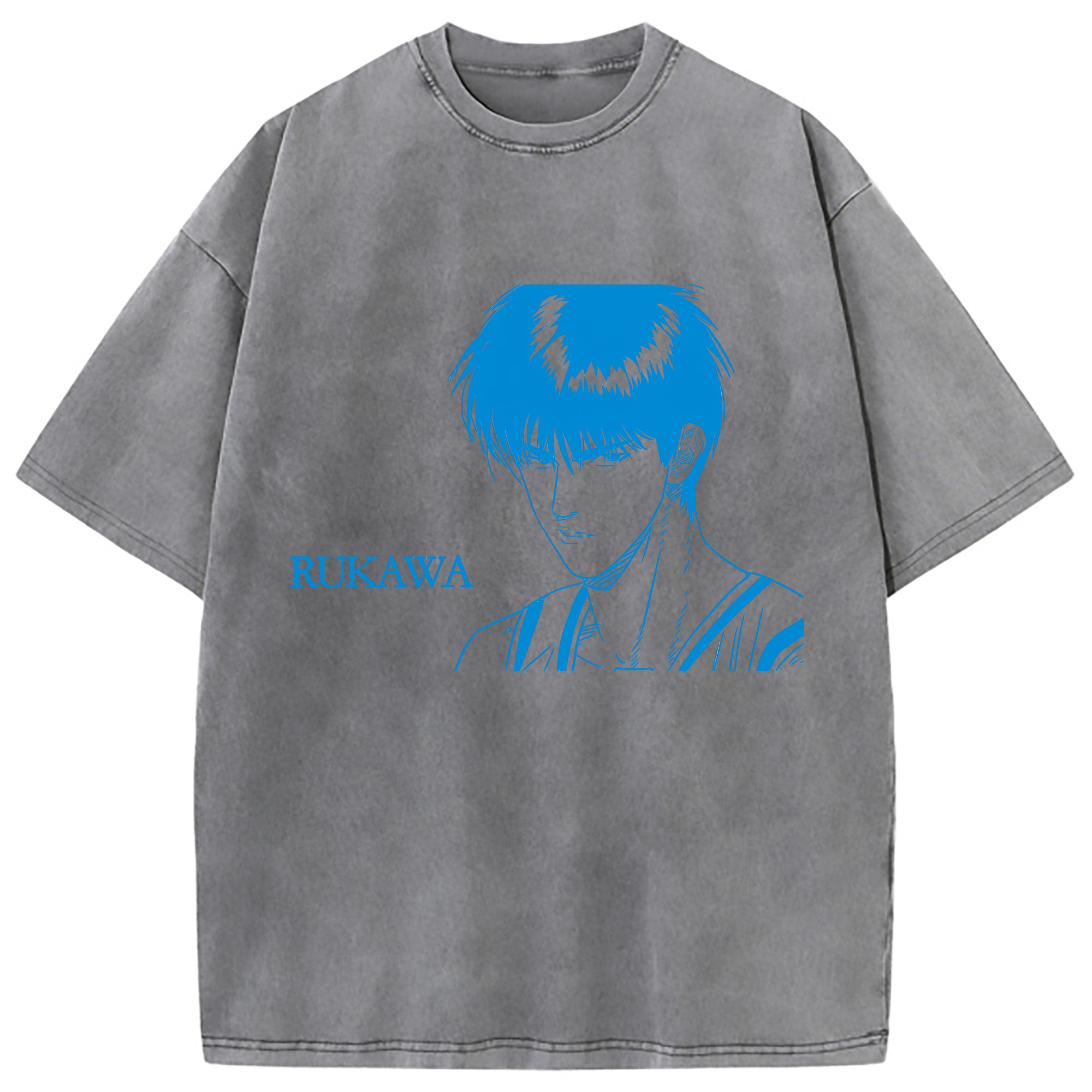 （画像用） SLAM DUNK／スラムダンク 綿100% ヴィンテージ風 半袖Tシャツ（フロントプリント）