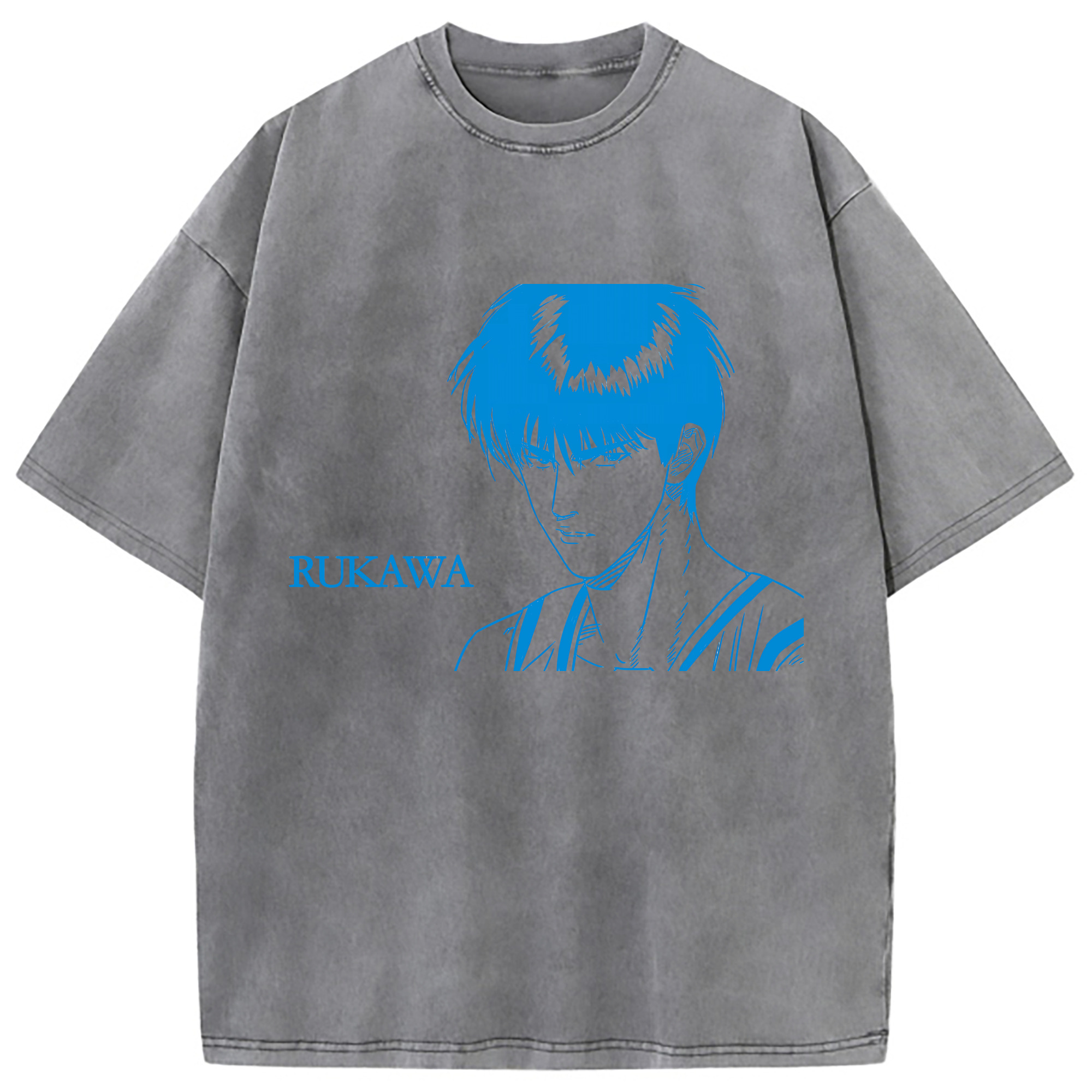 （画像用） SLAM DUNK／スラムダンク 綿100% ヴィンテージ風 半袖Tシャツ（フロントプリント）