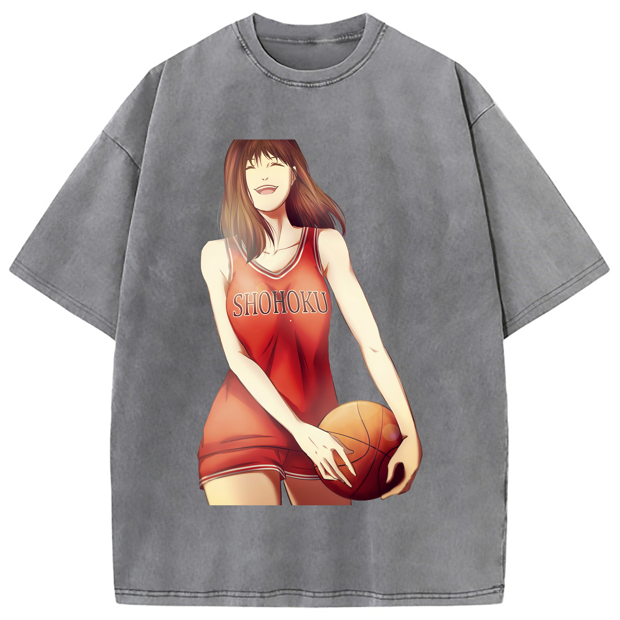 （画像用） SLAM DUNK／スラムダンク 綿100% ヴィンテージ風 半袖Tシャツ（フロントプリント）