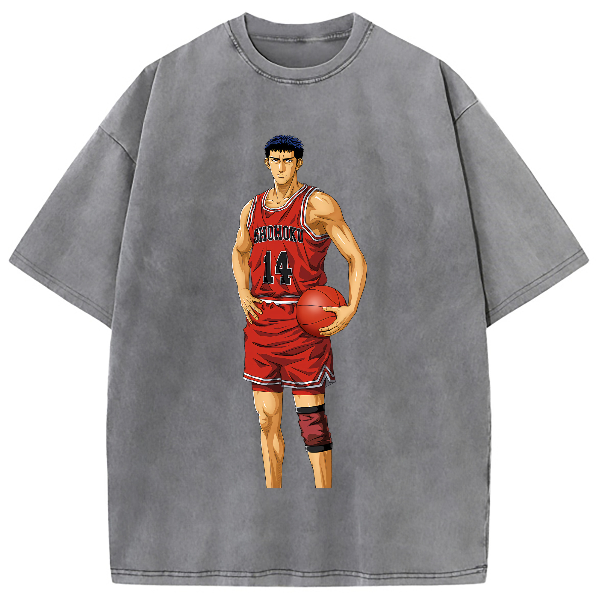 （画像用） SLAM DUNK／スラムダンク 綿100% ヴィンテージ風 半袖Tシャツ（フロントプリント）