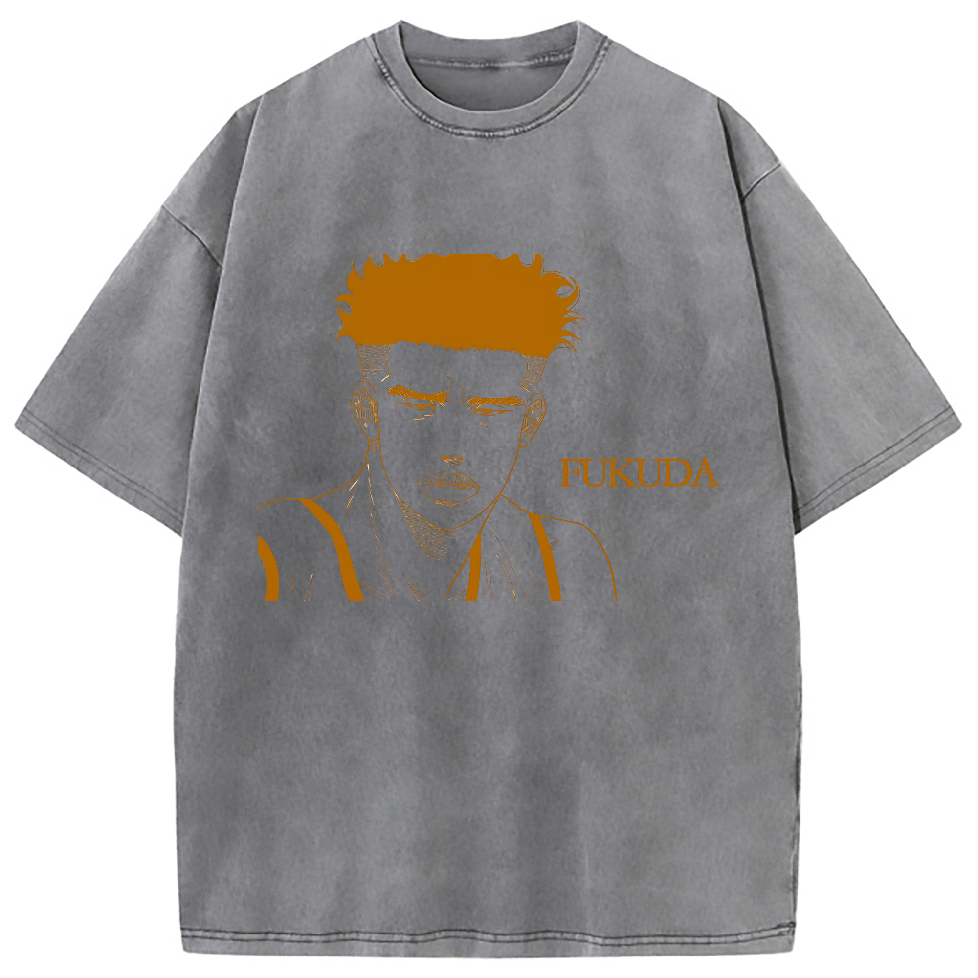 （画像用） SLAM DUNK／スラムダンク 綿100% ヴィンテージ風 半袖Tシャツ（フロントプリント）
