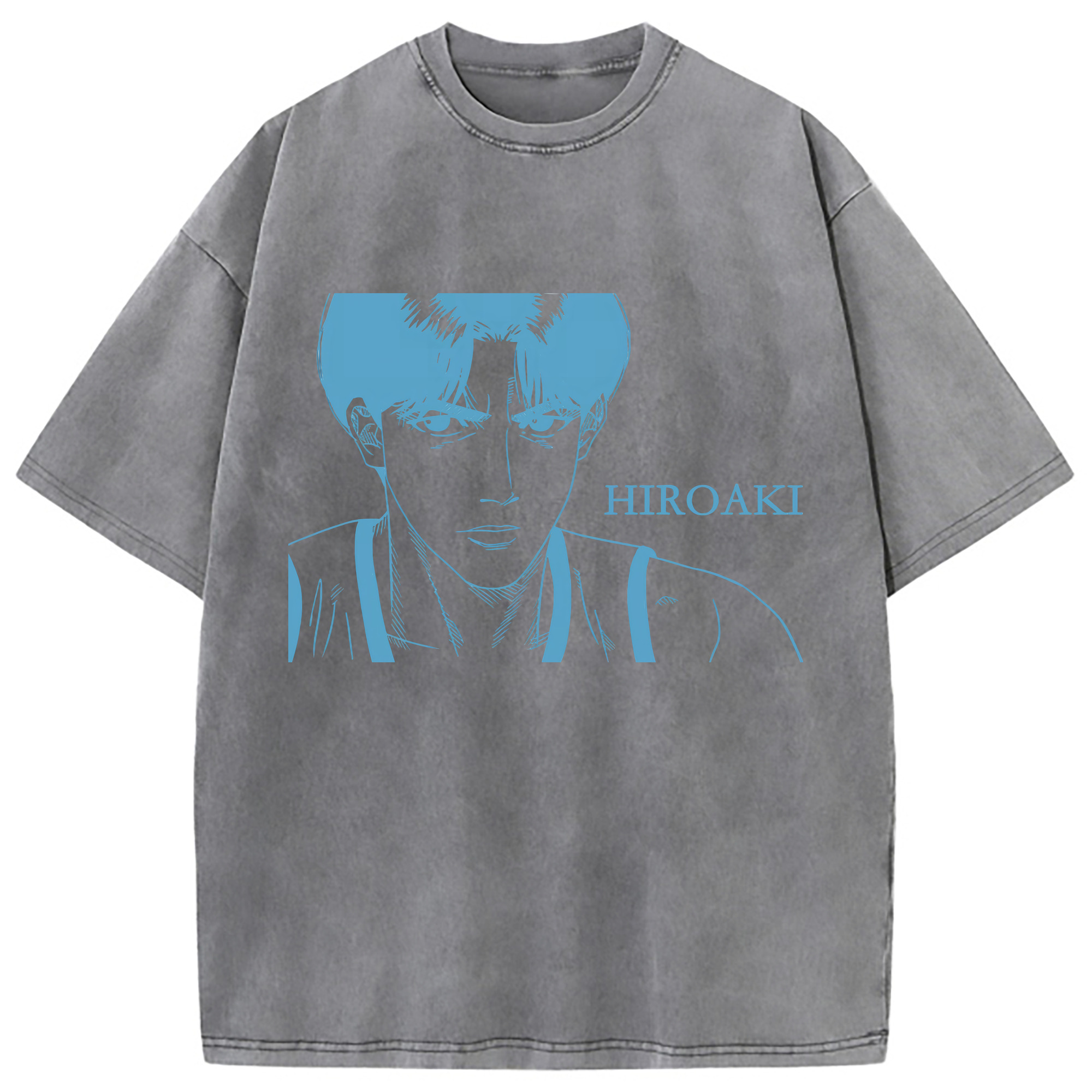 （画像用） SLAM DUNK／スラムダンク 綿100% ヴィンテージ風 半袖Tシャツ（フロントプリント）