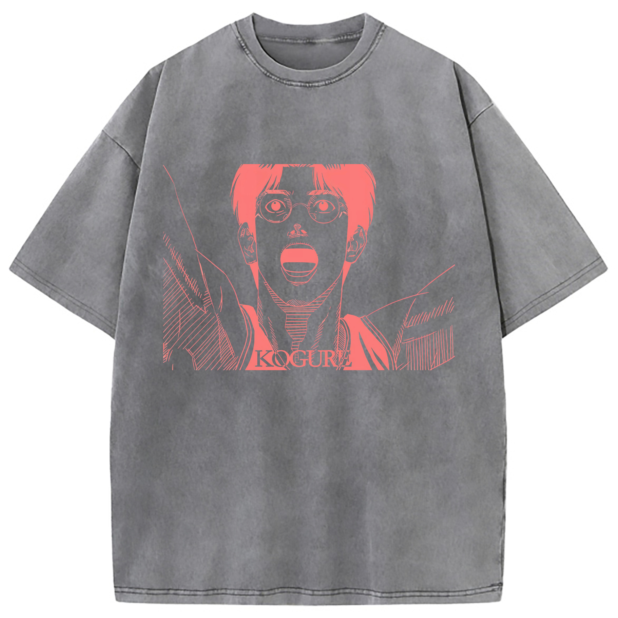 （画像用） SLAM DUNK／スラムダンク 綿100% ヴィンテージ風 半袖Tシャツ（フロントプリント）