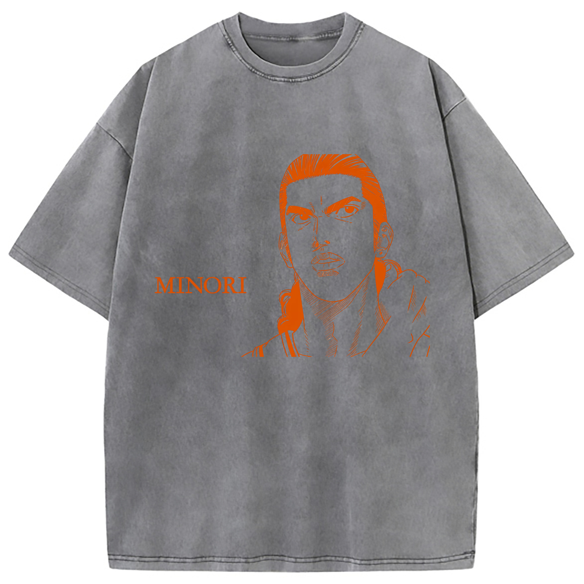 （画像用） SLAM DUNK／スラムダンク 綿100% ヴィンテージ風 半袖Tシャツ（フロントプリント）