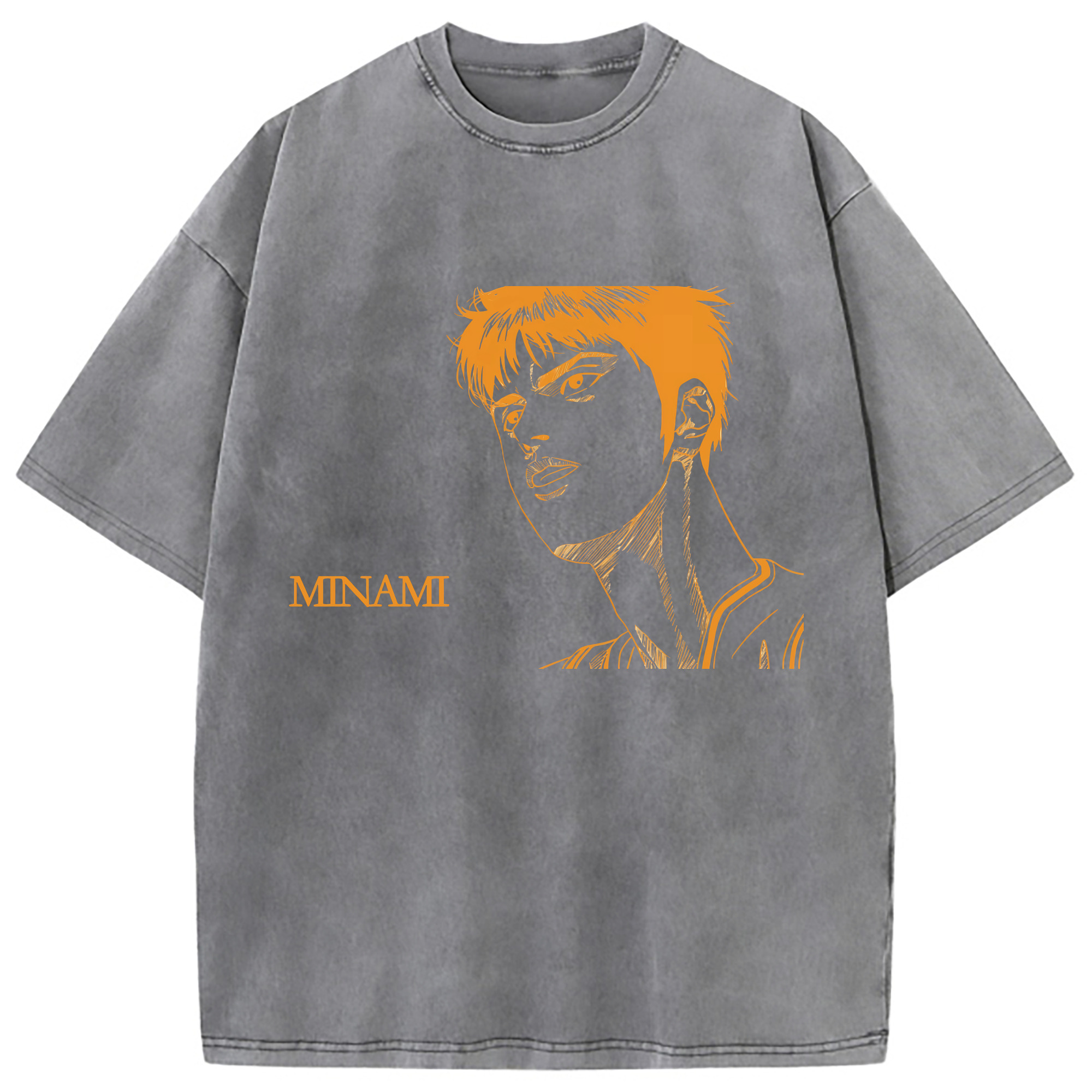 （画像用） SLAM DUNK／スラムダンク 綿100% ヴィンテージ風 半袖Tシャツ（フロントプリント）