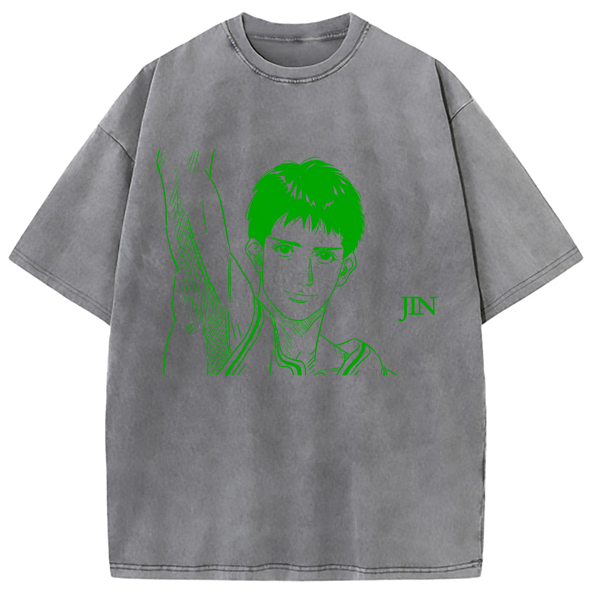 （画像用） SLAM DUNK／スラムダンク 綿100% ヴィンテージ風 半袖Tシャツ（フロントプリント）