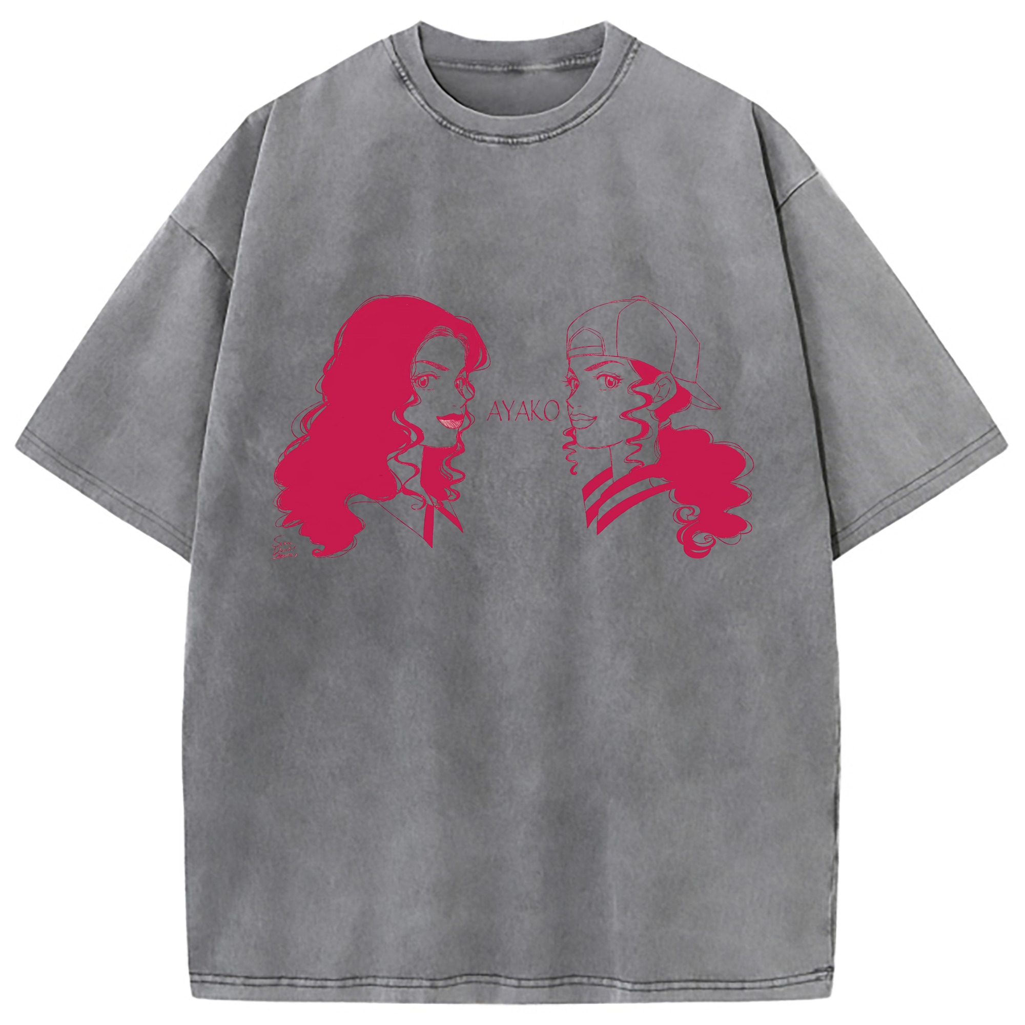 （画像用） SLAM DUNK／スラムダンク 綿100% ヴィンテージ風 半袖Tシャツ（フロントプリント）