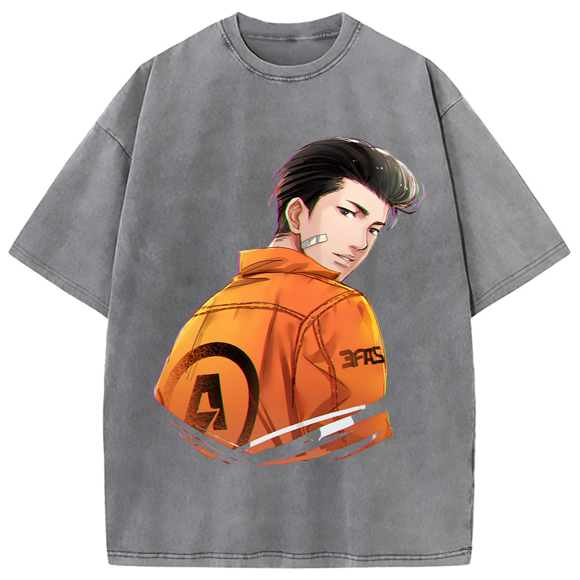 （画像用） SLAM DUNK／スラムダンク 綿100% ヴィンテージ風 半袖Tシャツ（フロントプリント）