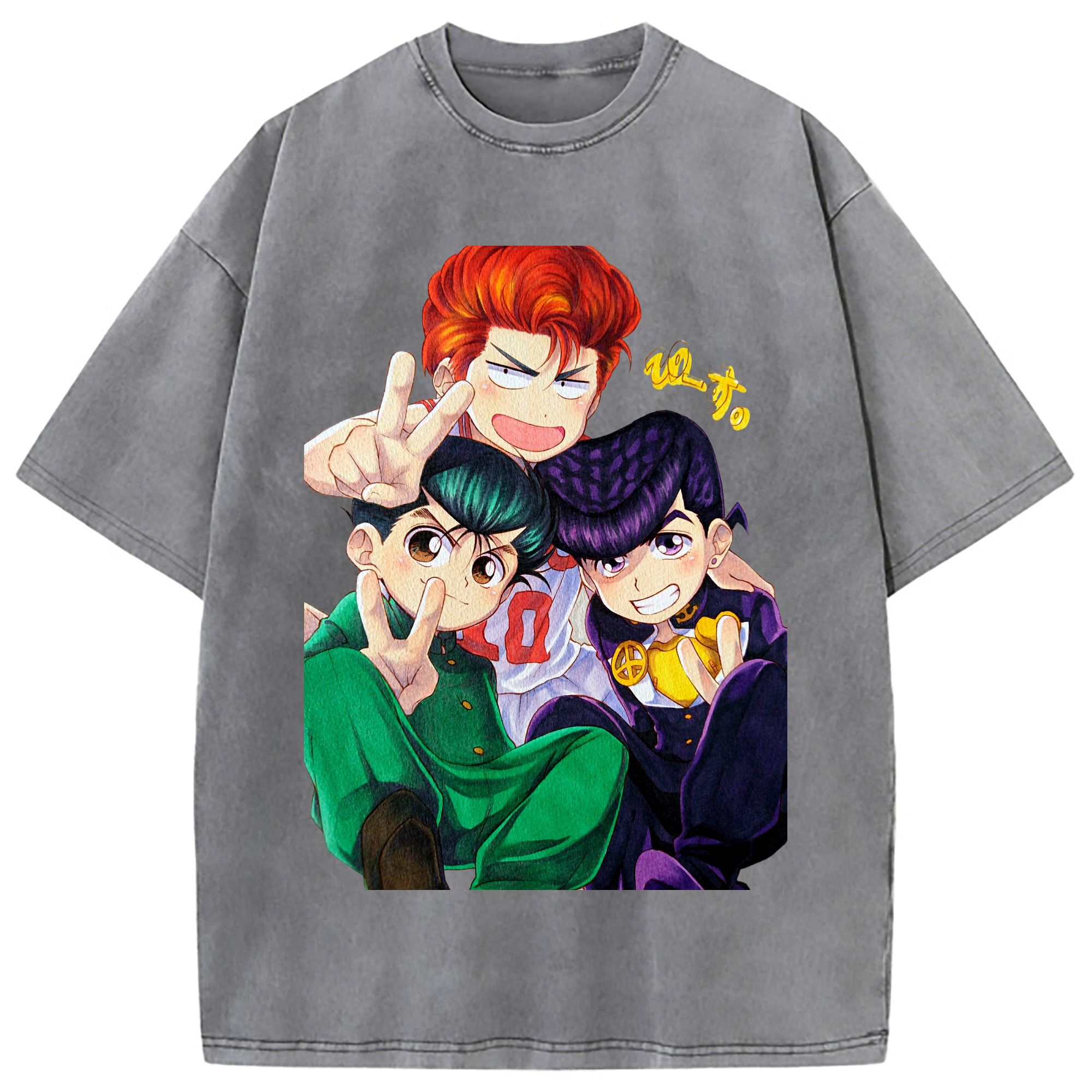（画像用） SLAM DUNK／スラムダンク 綿100% ヴィンテージ風 半袖Tシャツ（フロントプリント）