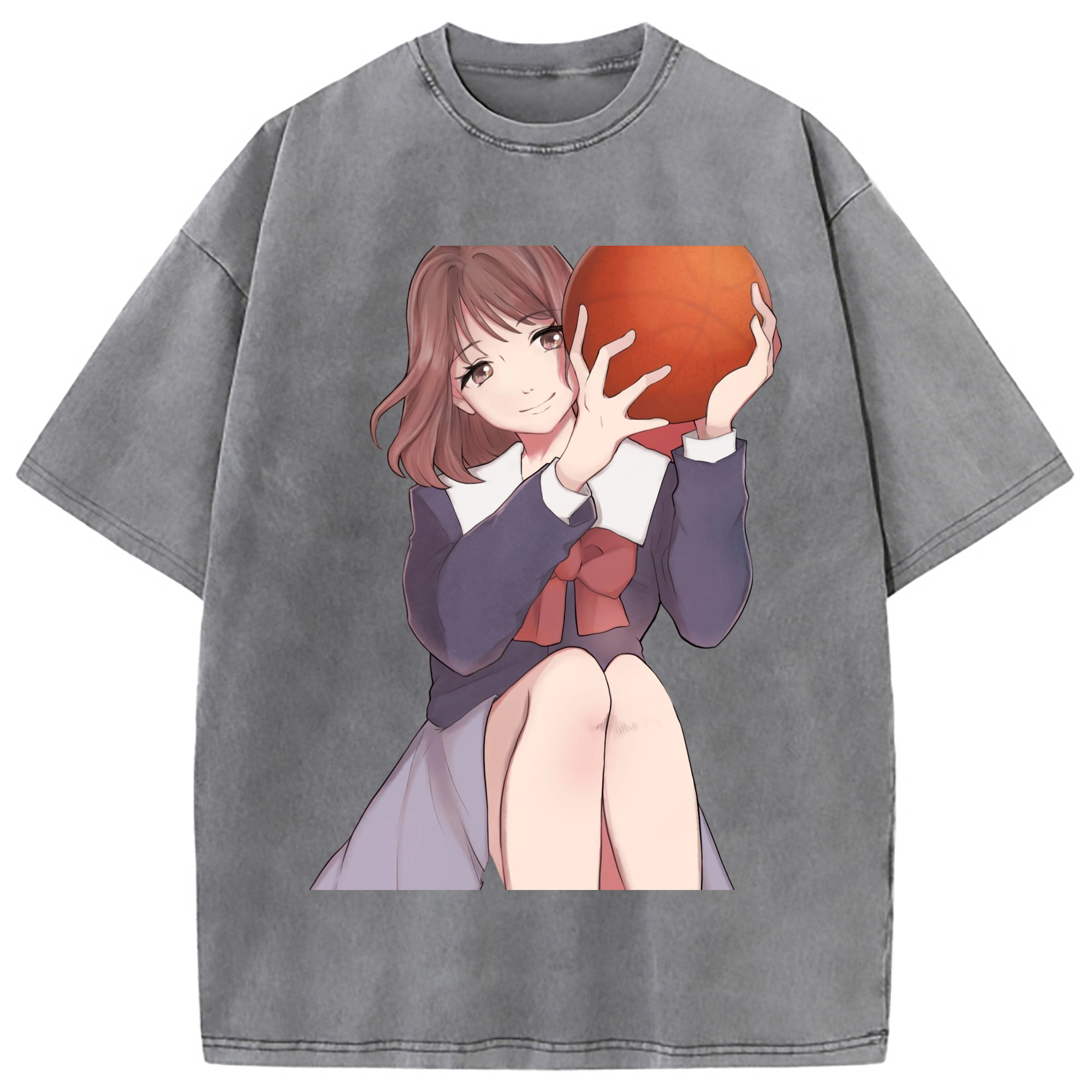 （画像用） SLAM DUNK／スラムダンク 綿100% ヴィンテージ風 半袖Tシャツ（フロントプリント）