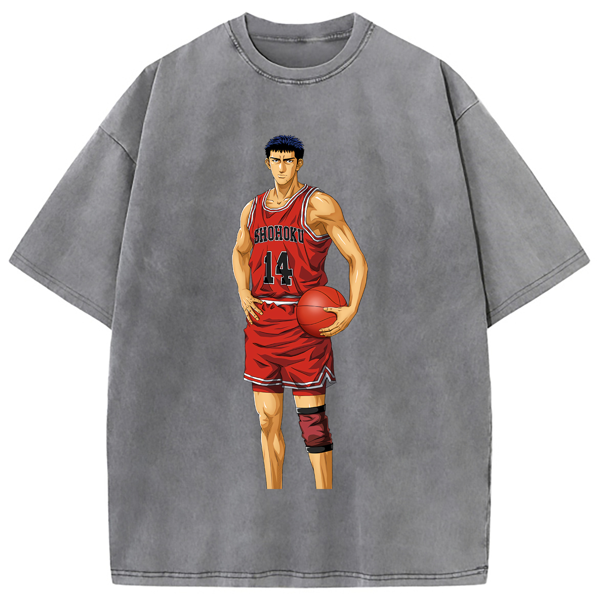 （画像用） SLAM DUNK／スラムダンク 綿100% ヴィンテージ風 半袖Tシャツ（フロントプリント）