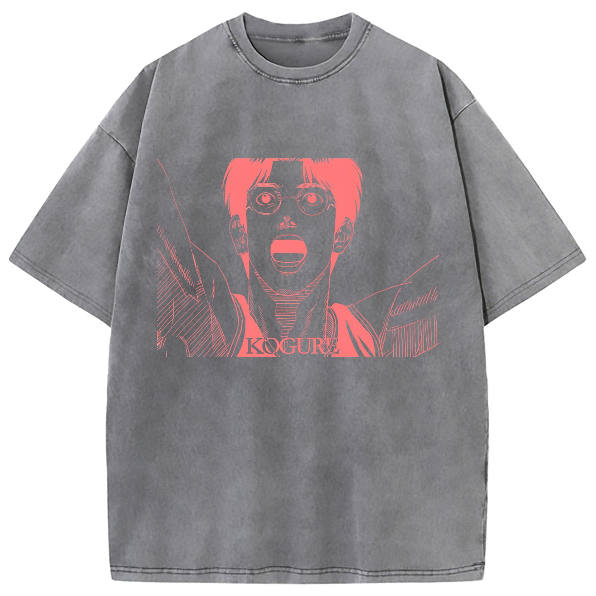 （画像用） SLAM DUNK／スラムダンク 綿100% ヴィンテージ風 半袖Tシャツ（フロントプリント）