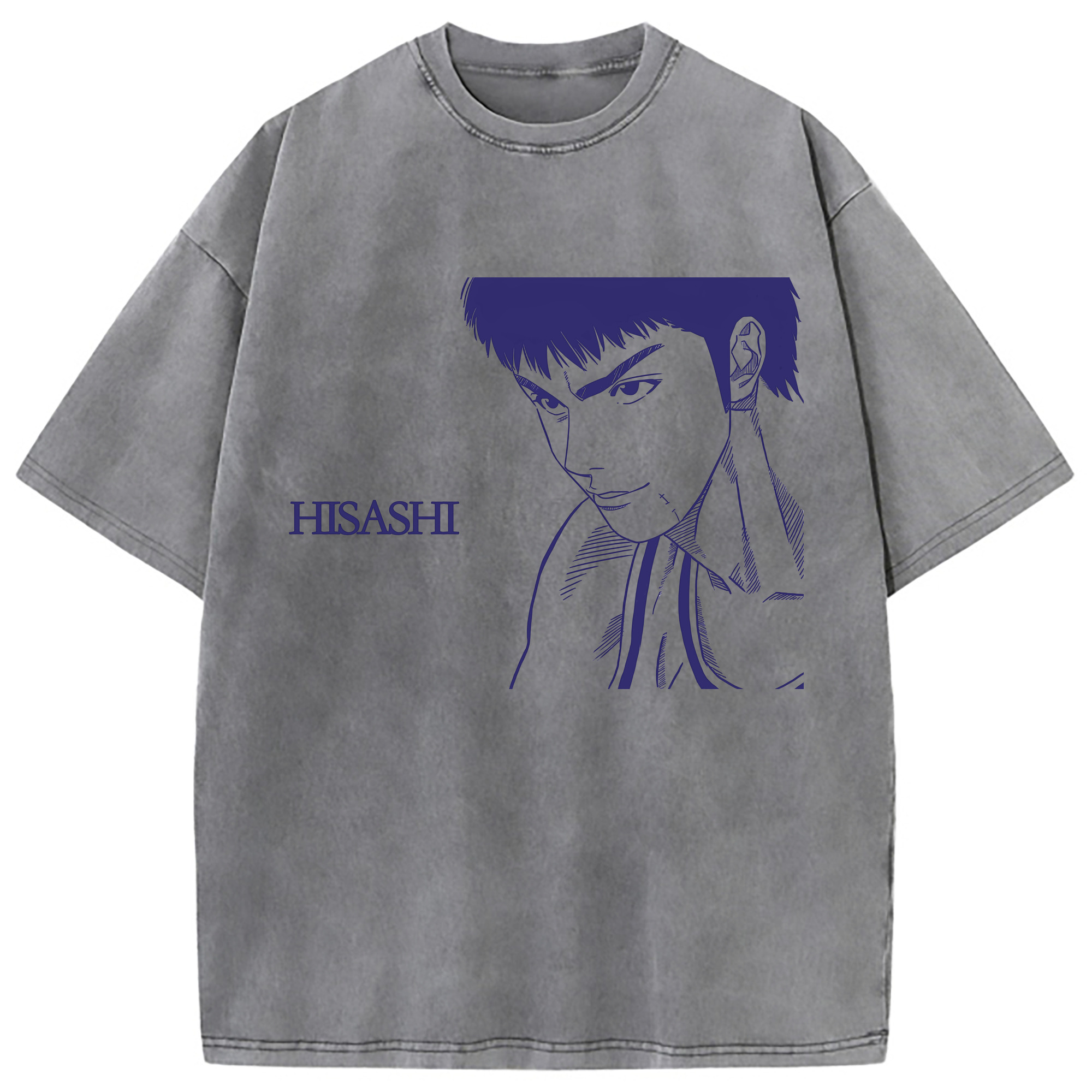 （画像用） SLAM DUNK／スラムダンク 綿100% ヴィンテージ風 半袖Tシャツ（フロントプリント）