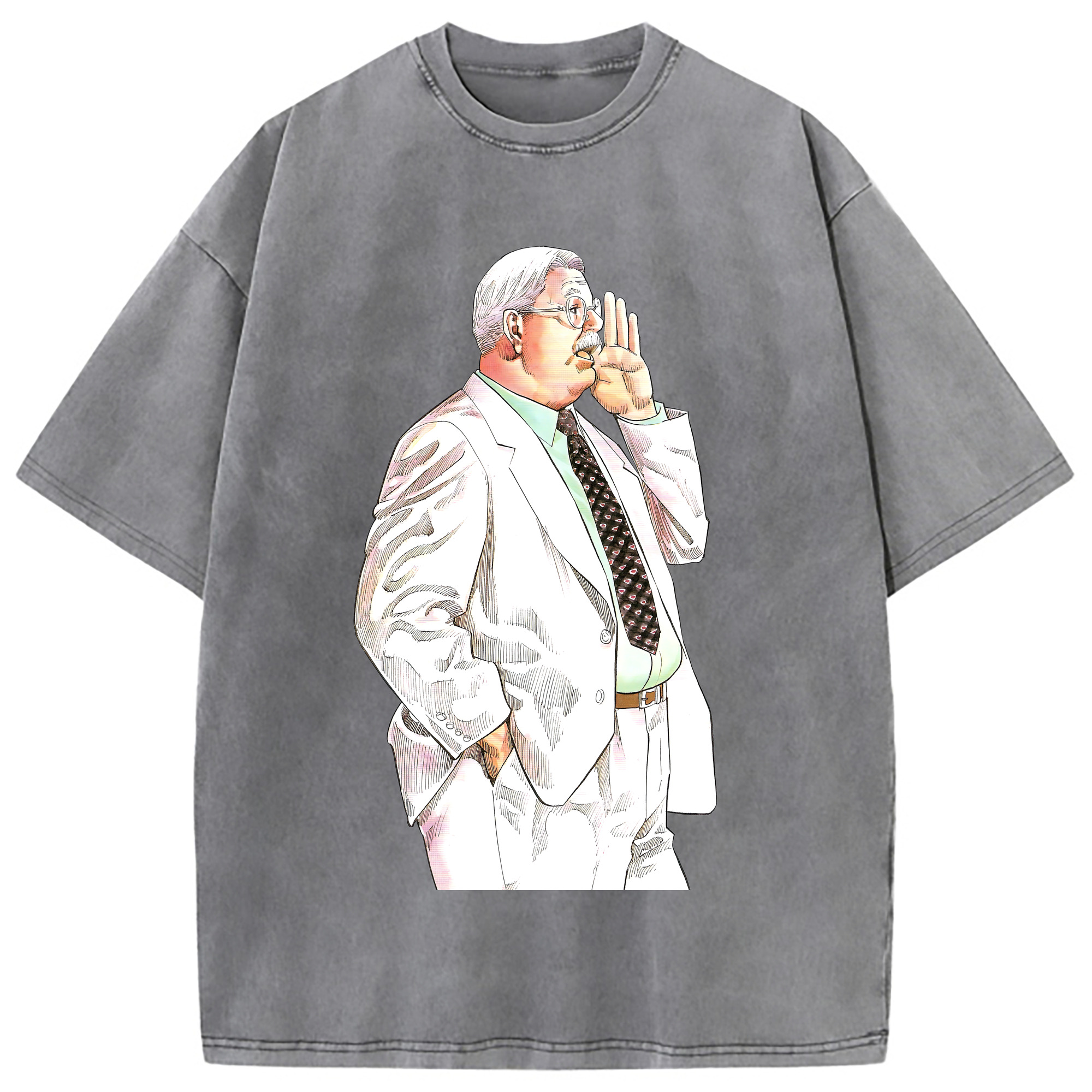 （画像用） SLAM DUNK／スラムダンク 綿100% ヴィンテージ風 半袖Tシャツ（フロントプリント）