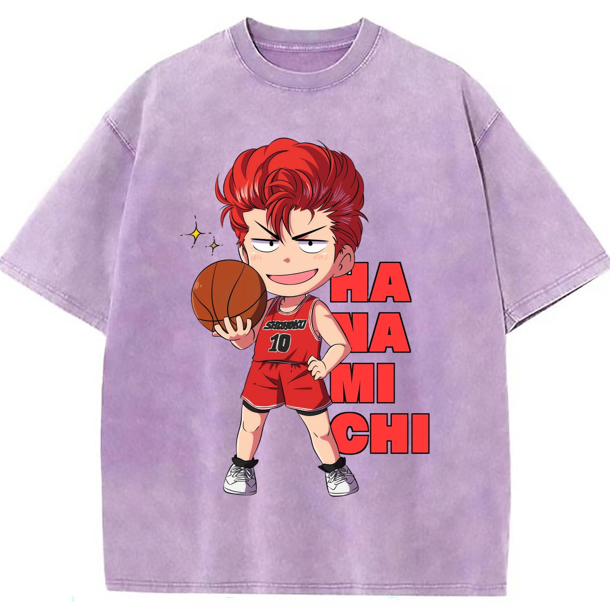 （画像用） SLAM DUNK／スラムダンク 綿100% ヴィンテージ風 半袖Tシャツ（フロントプリント）