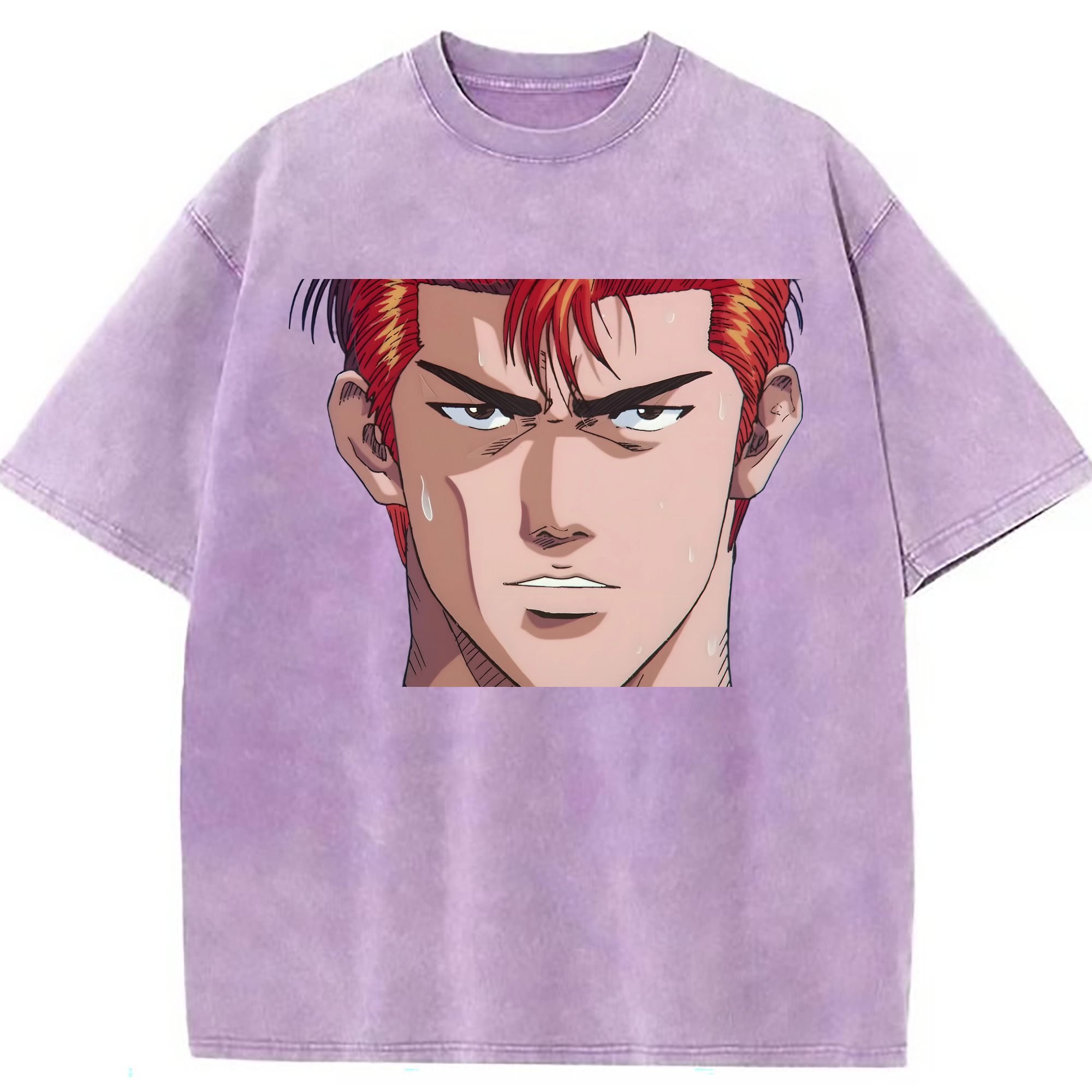 （画像用） SLAM DUNK／スラムダンク 綿100% ヴィンテージ風 半袖Tシャツ（フロントプリント）