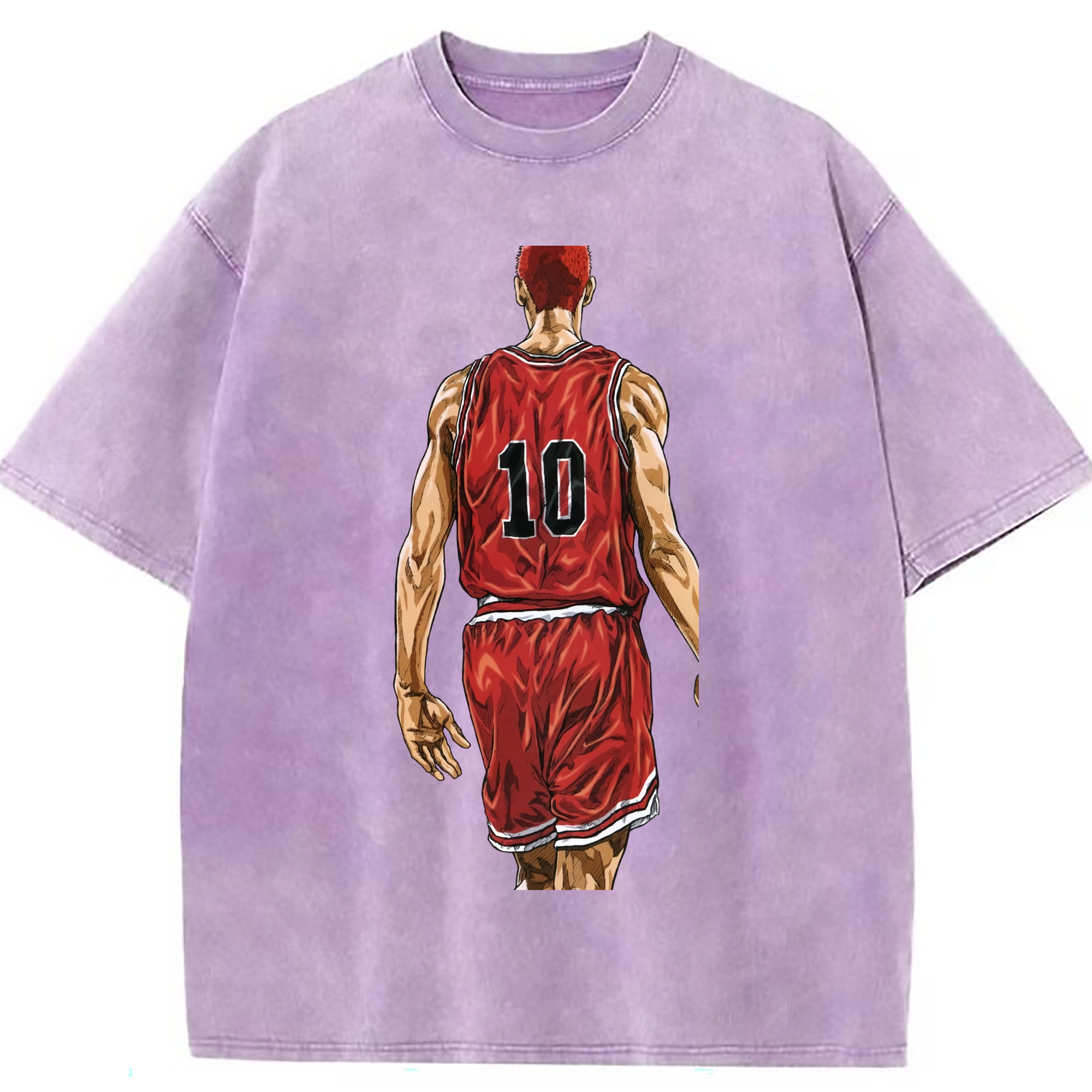（画像用） SLAM DUNK／スラムダンク 綿100% ヴィンテージ風 半袖Tシャツ（フロントプリント）