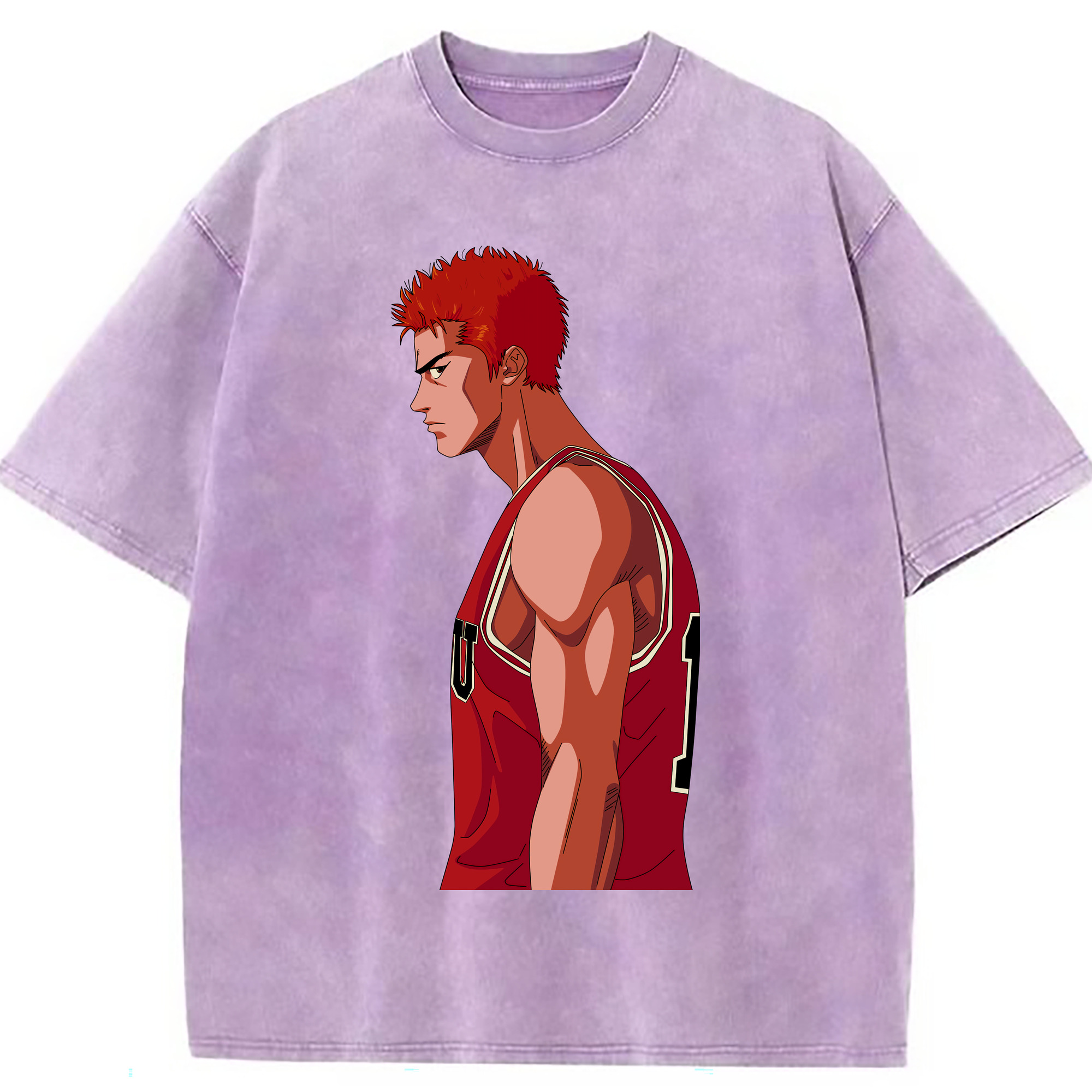 （画像用） SLAM DUNK／スラムダンク 綿100% ヴィンテージ風 半袖Tシャツ（フロントプリント）