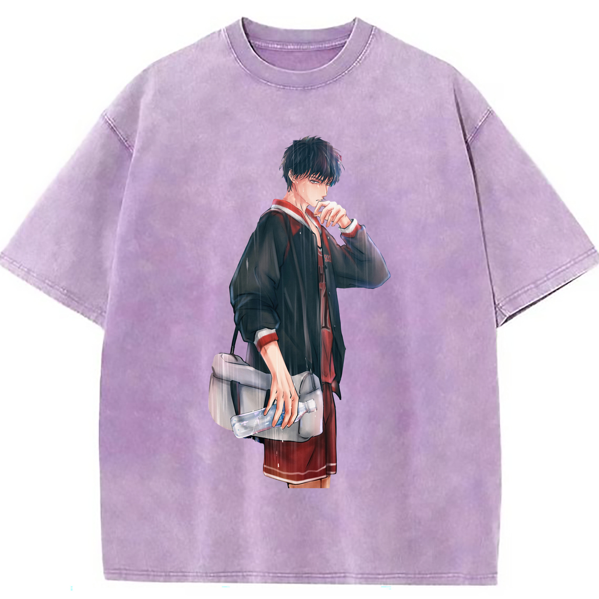 （画像用） SLAM DUNK／スラムダンク 綿100% ヴィンテージ風 半袖Tシャツ（フロントプリント）