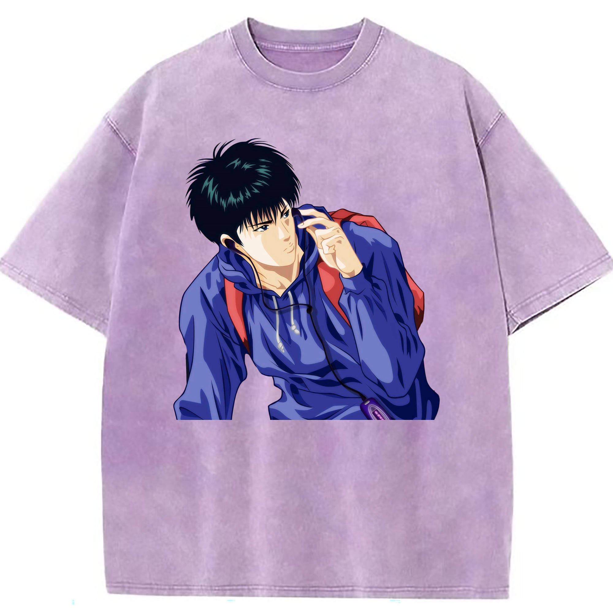（画像用） SLAM DUNK／スラムダンク 綿100% ヴィンテージ風 半袖Tシャツ（フロントプリント）