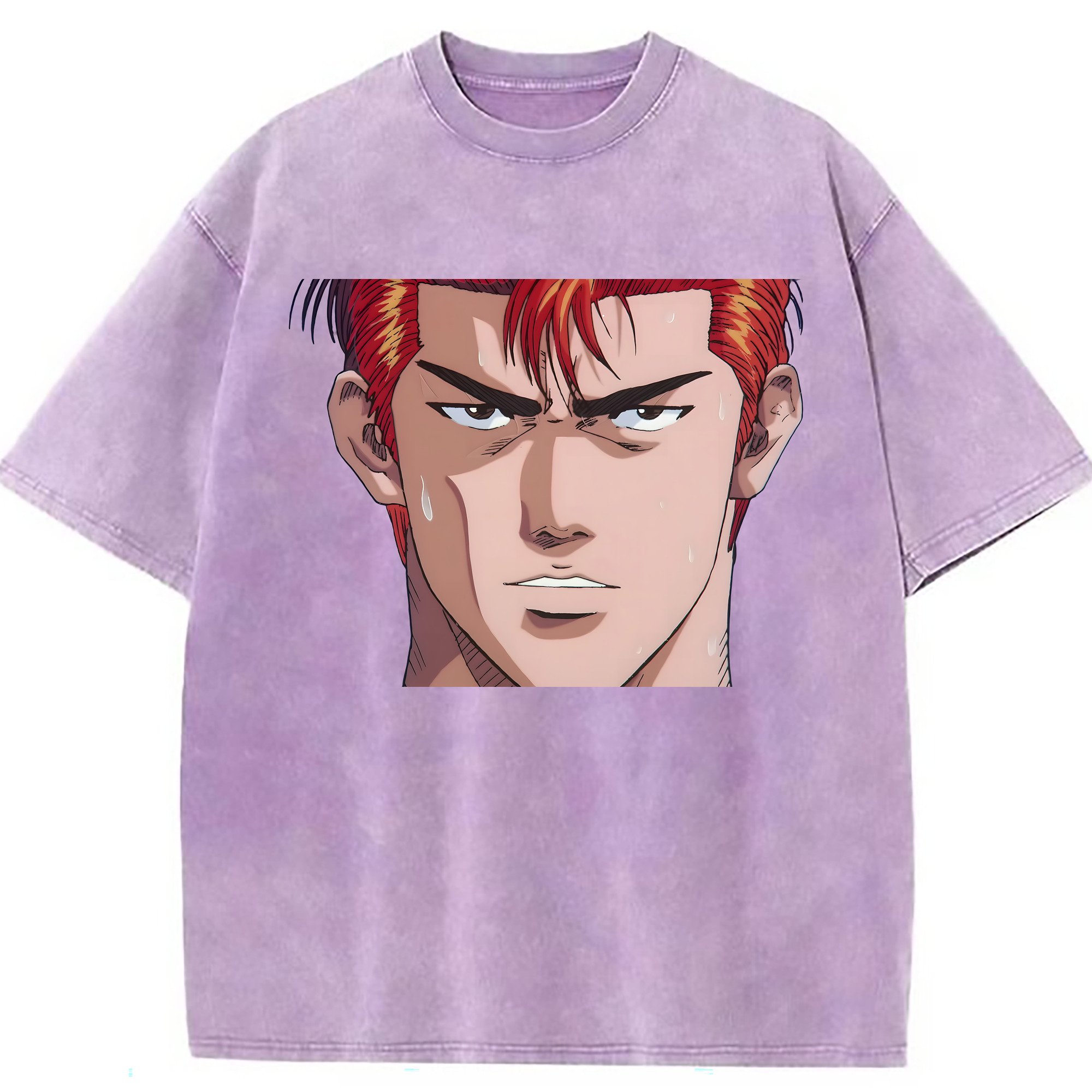（画像用） SLAM DUNK／スラムダンク 綿100% ヴィンテージ風 半袖Tシャツ（フロントプリント）