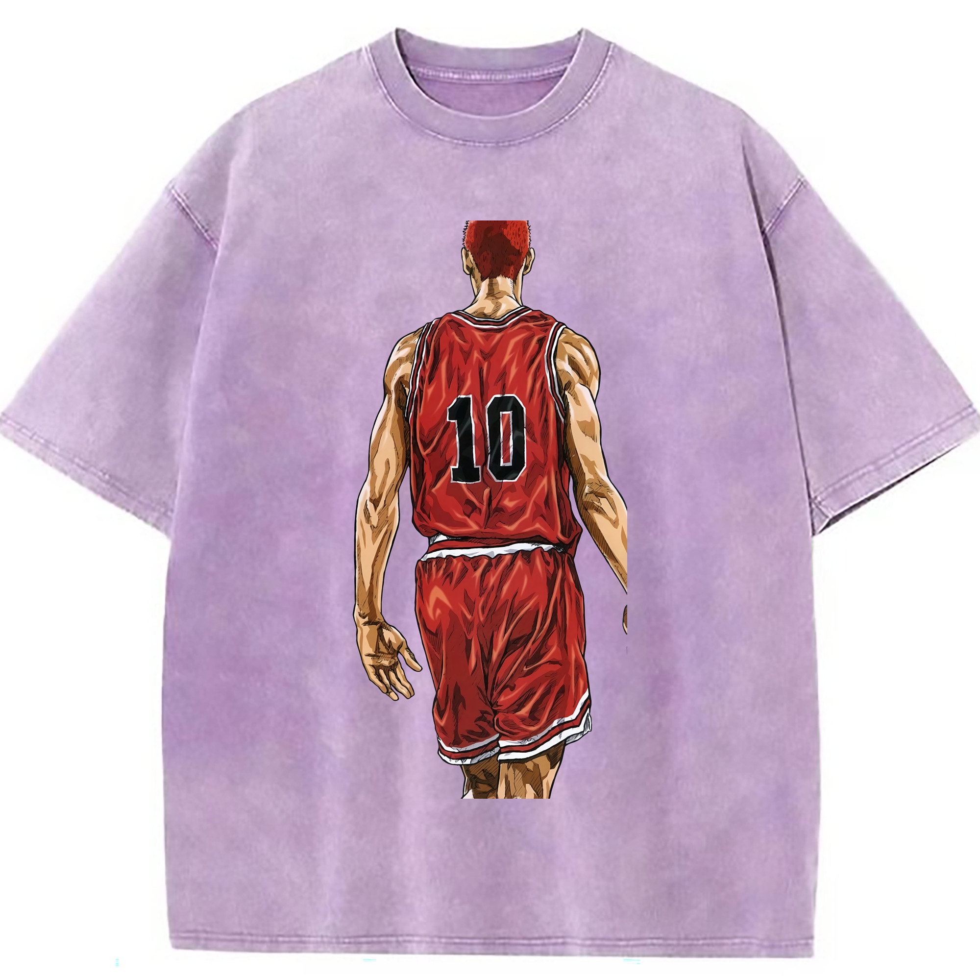 （画像用） SLAM DUNK／スラムダンク 綿100% ヴィンテージ風 半袖Tシャツ（フロントプリント）
