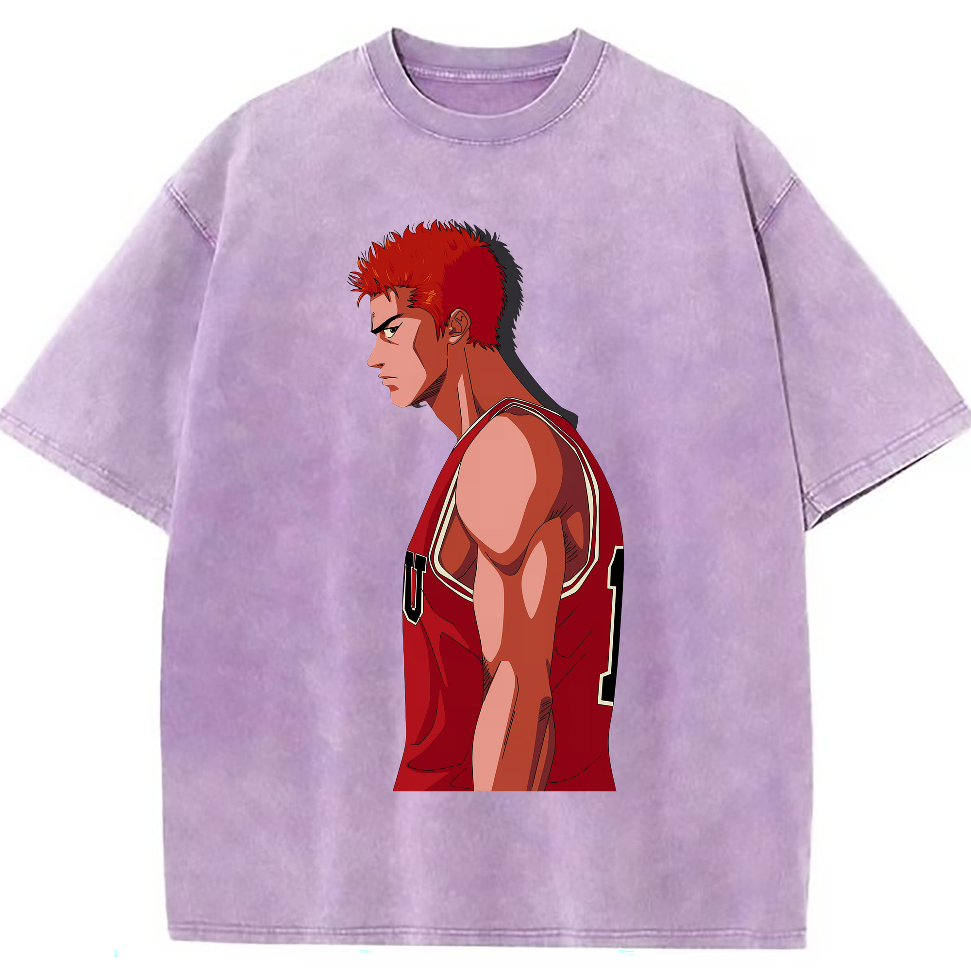 （画像用） SLAM DUNK／スラムダンク 綿100% ヴィンテージ風 半袖Tシャツ（フロントプリント）