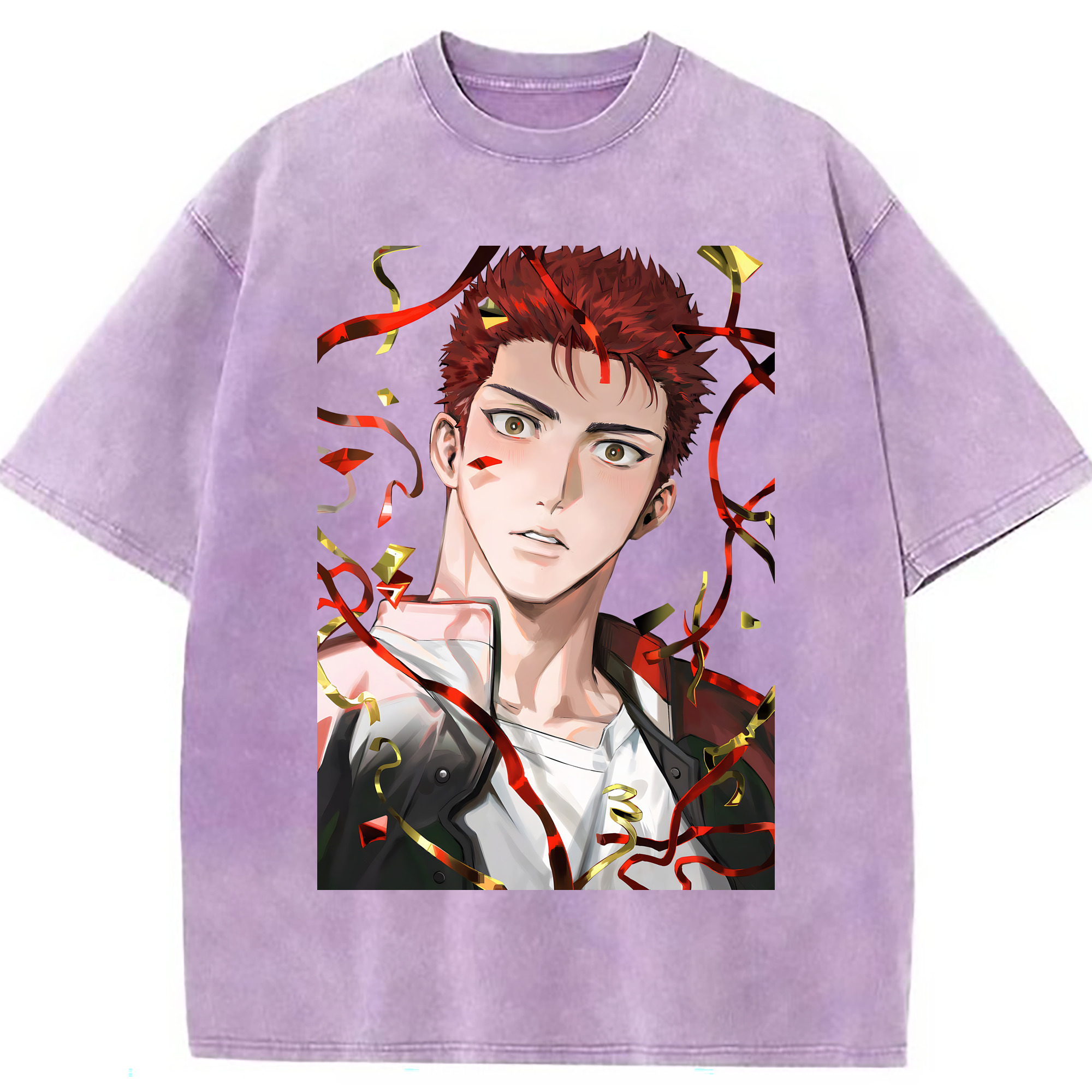 （画像用） SLAM DUNK／スラムダンク 綿100% ヴィンテージ風 半袖Tシャツ（フロントプリント）