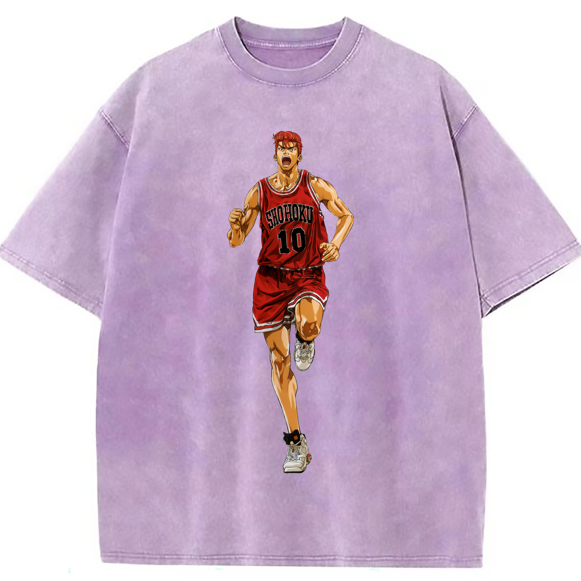 （画像用） SLAM DUNK／スラムダンク 綿100% ヴィンテージ風 半袖Tシャツ（フロントプリント）