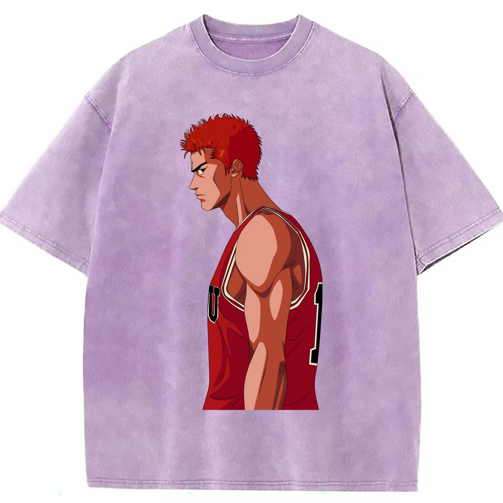 （画像用） SLAM DUNK／スラムダンク 綿100% ヴィンテージ風 半袖Tシャツ（フロントプリント）
