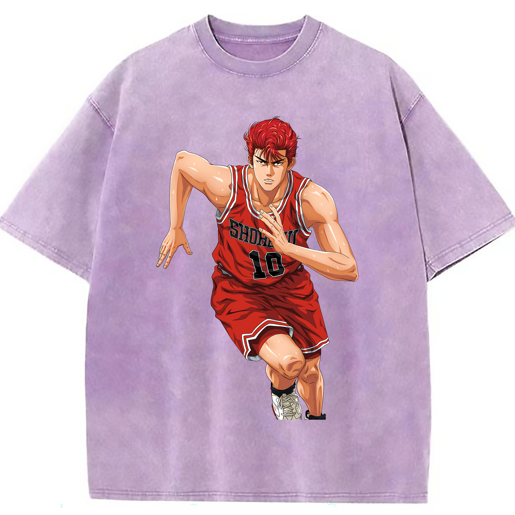 （画像用） SLAM DUNK／スラムダンク 綿100% ヴィンテージ風 半袖Tシャツ（フロントプリント）