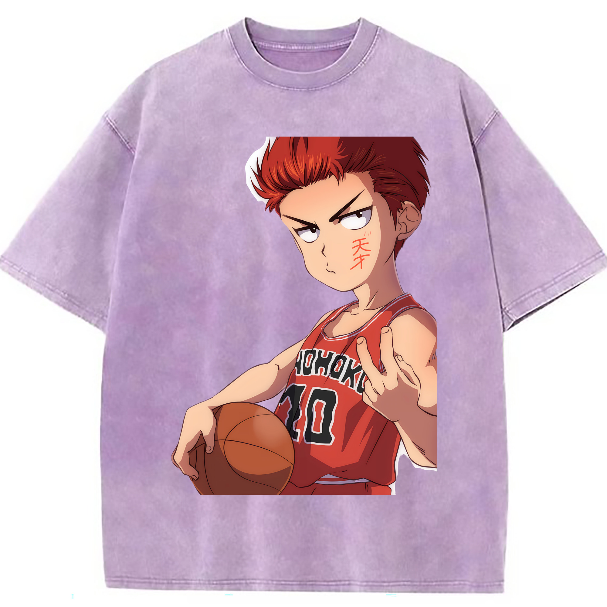 （画像用） SLAM DUNK／スラムダンク 綿100% ヴィンテージ風 半袖Tシャツ（フロントプリント）