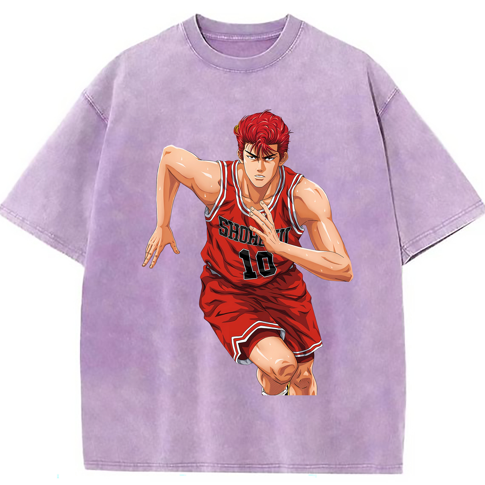 （画像用） SLAM DUNK／スラムダンク 綿100% ヴィンテージ風 半袖Tシャツ（フロントプリント）