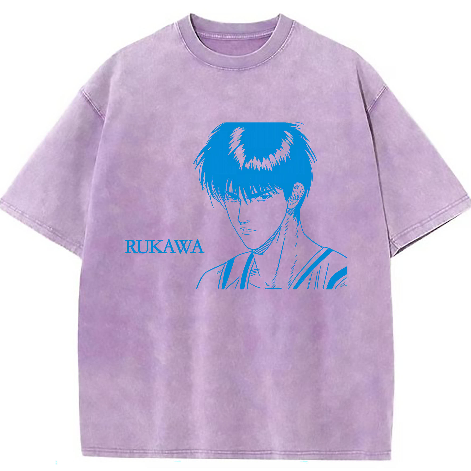（画像用） SLAM DUNK／スラムダンク 綿100% ヴィンテージ風 半袖Tシャツ（フロントプリント）