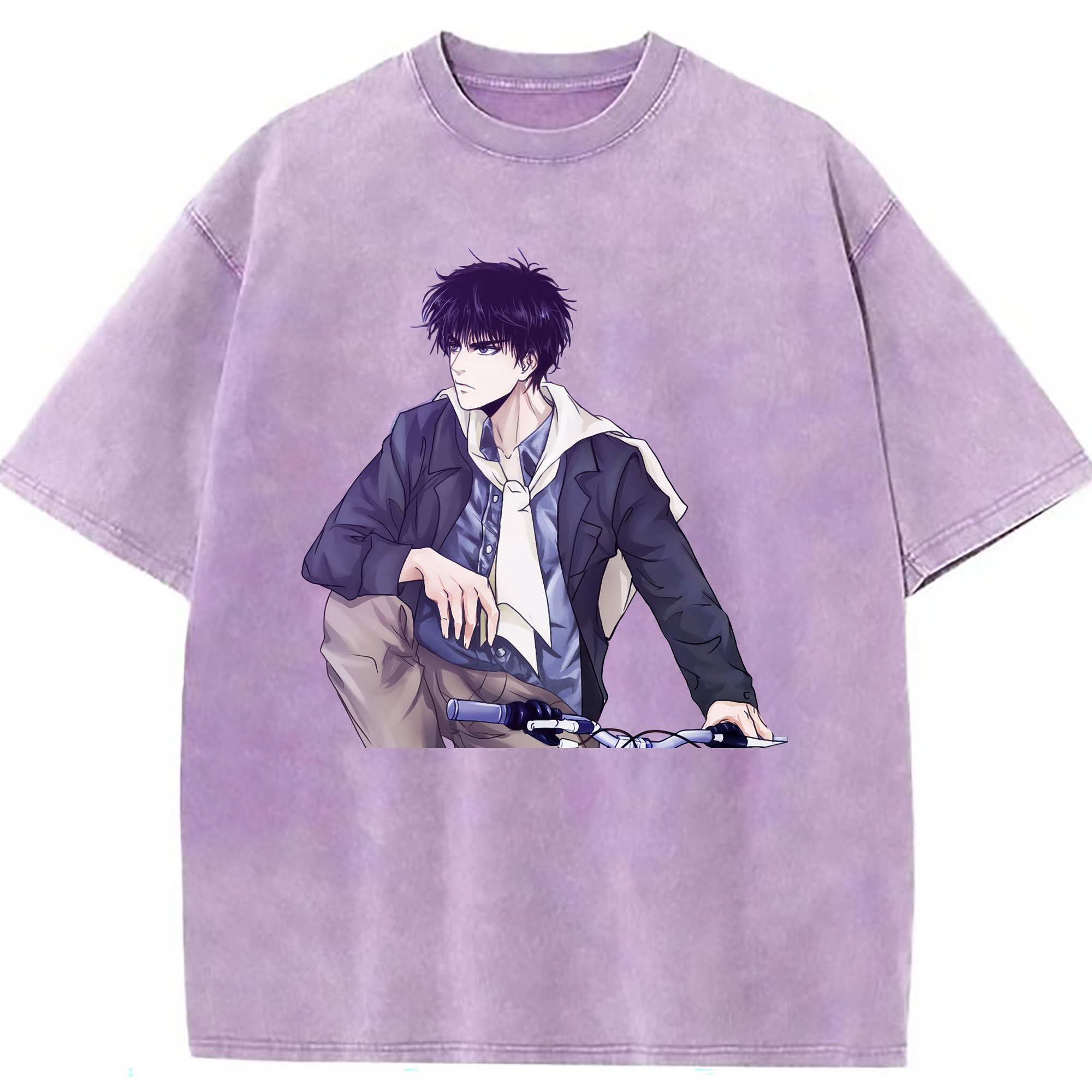 （画像用） SLAM DUNK／スラムダンク 綿100% ヴィンテージ風 半袖Tシャツ（フロントプリント）