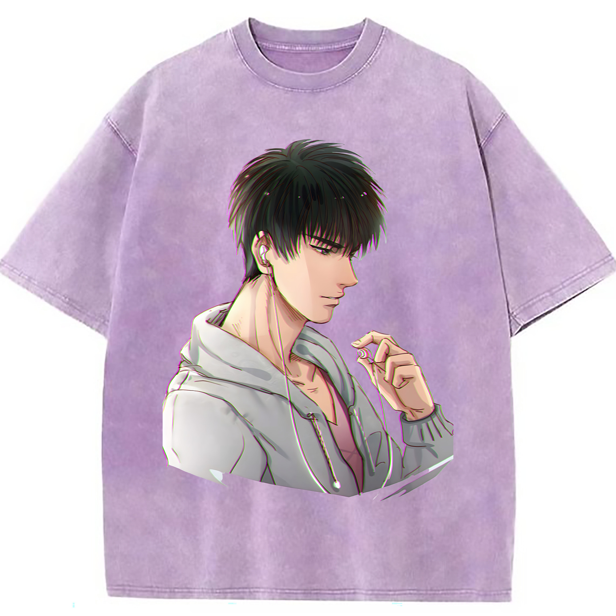 （画像用） SLAM DUNK／スラムダンク 綿100% ヴィンテージ風 半袖Tシャツ（フロントプリント）
