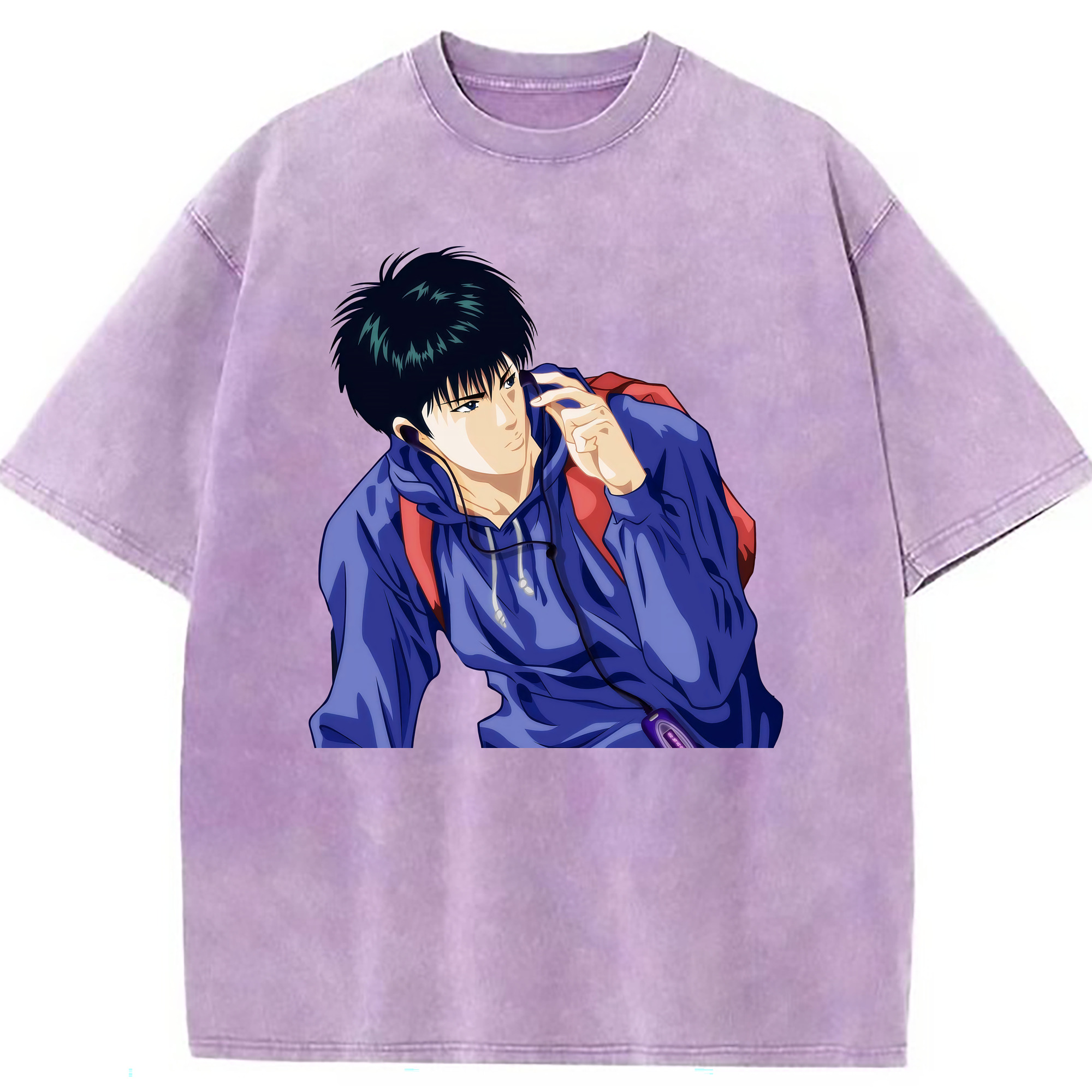 （画像用） SLAM DUNK／スラムダンク 綿100% ヴィンテージ風 半袖Tシャツ（フロントプリント）