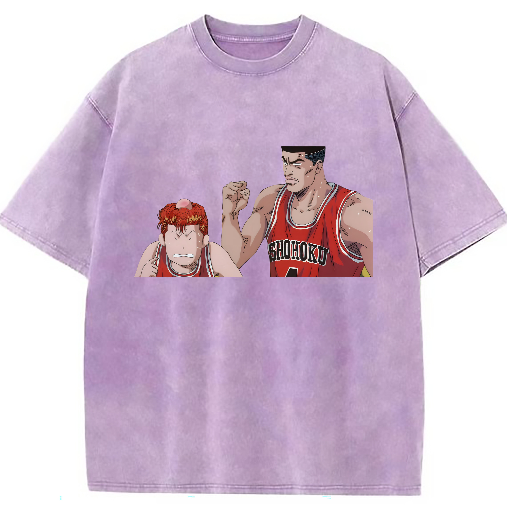 （画像用） SLAM DUNK／スラムダンク 綿100% ヴィンテージ風 半袖Tシャツ（フロントプリント）