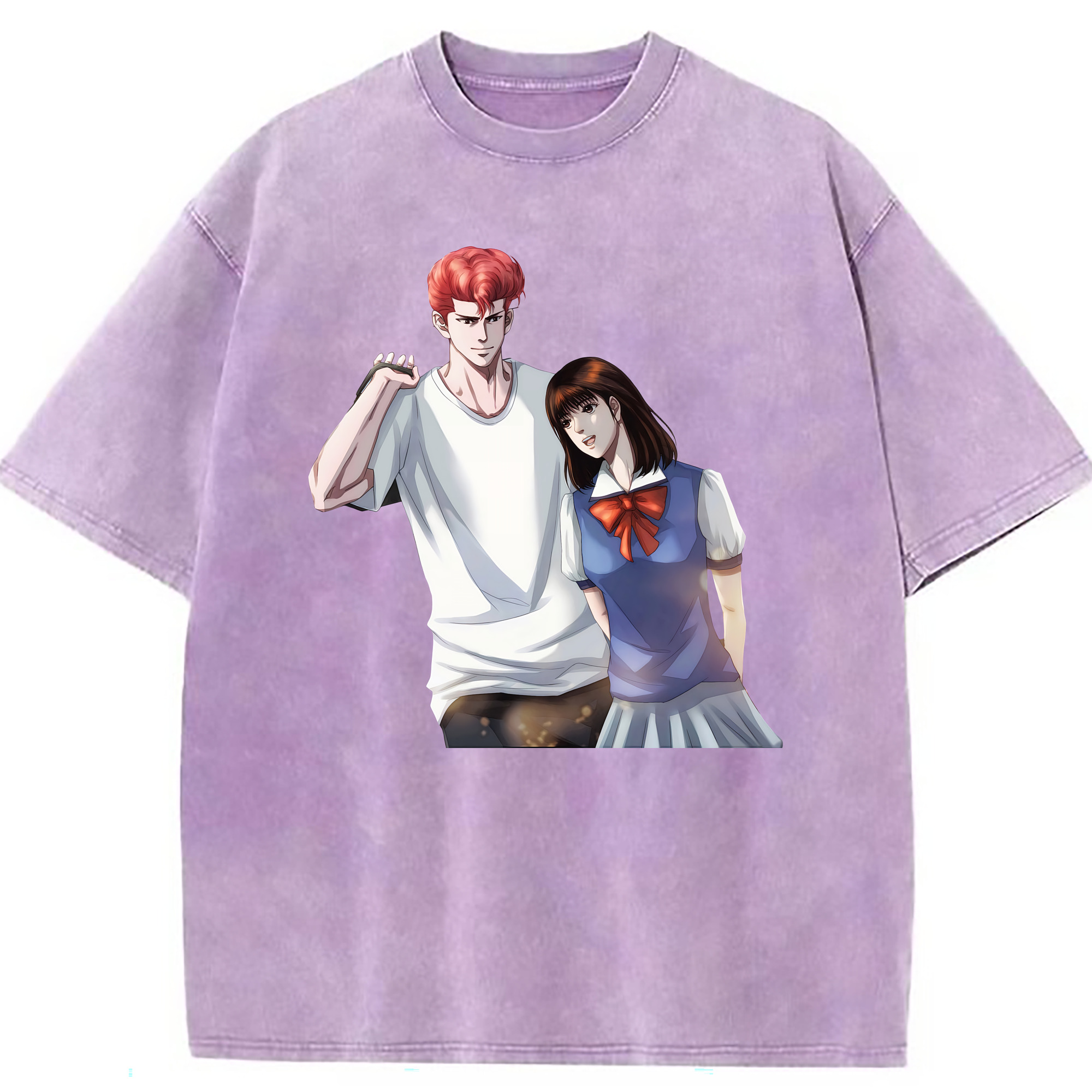 （画像用） SLAM DUNK／スラムダンク 綿100% ヴィンテージ風 半袖Tシャツ（フロントプリント）