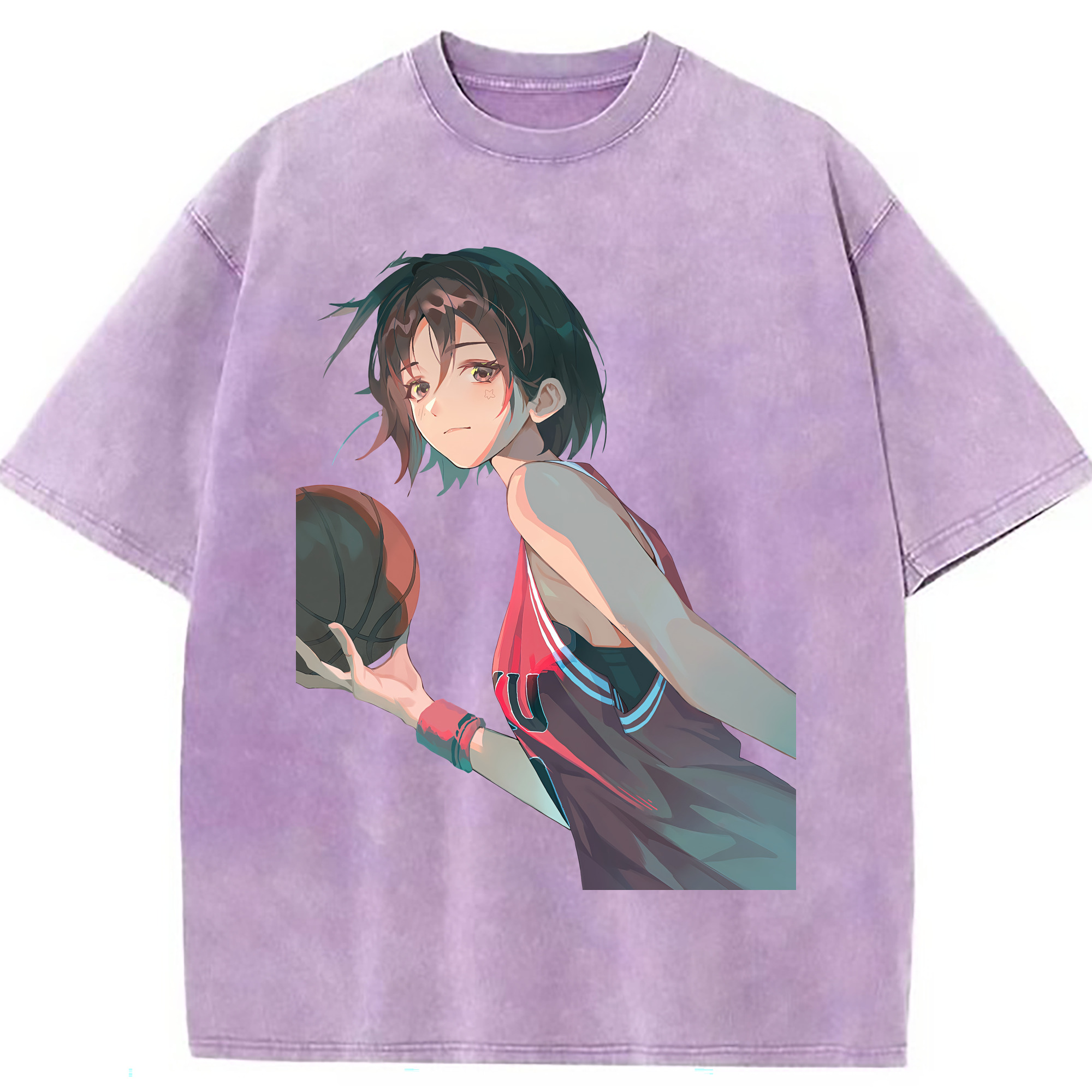 （画像用） SLAM DUNK／スラムダンク 綿100% ヴィンテージ風 半袖Tシャツ（フロントプリント）