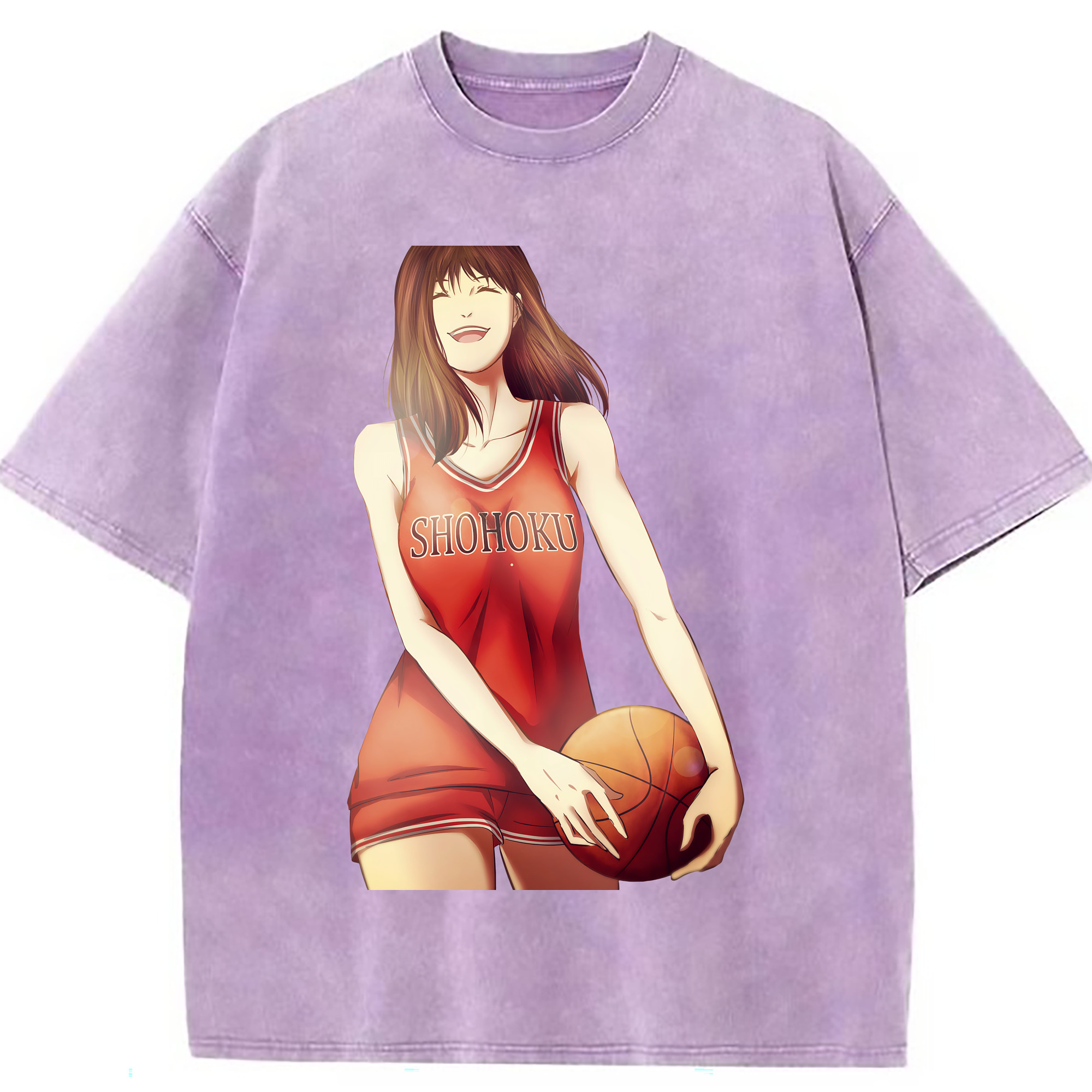（画像用） SLAM DUNK／スラムダンク 綿100% ヴィンテージ風 半袖Tシャツ（フロントプリント）