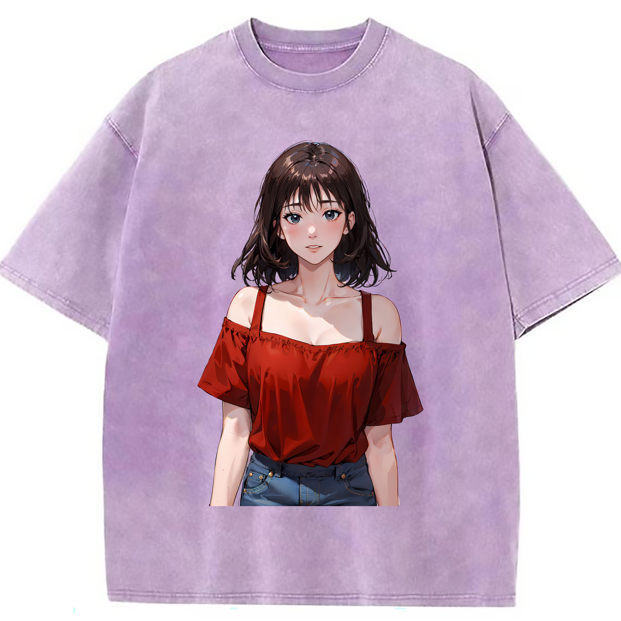 （画像用） SLAM DUNK／スラムダンク 綿100% ヴィンテージ風 半袖Tシャツ（フロントプリント）