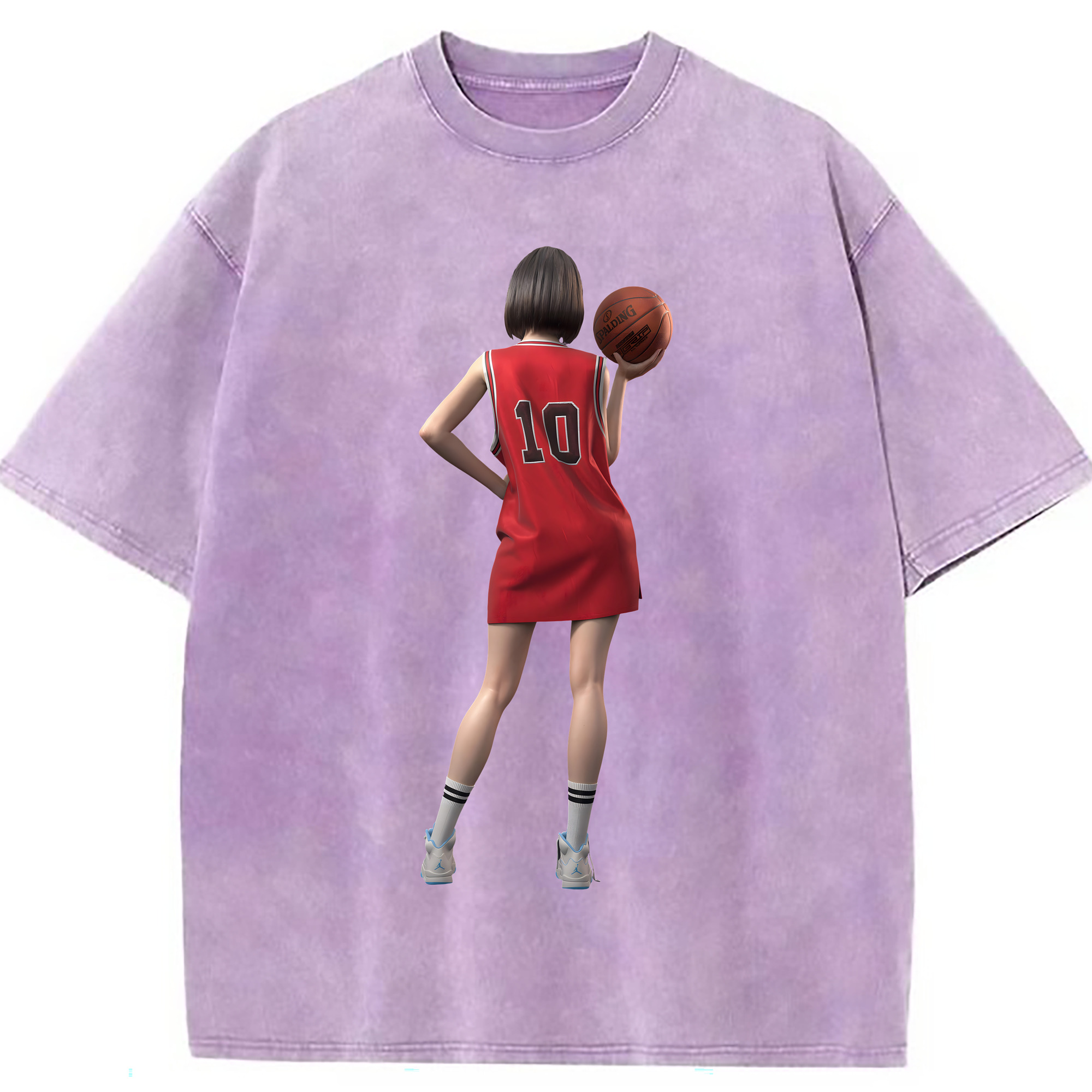 （画像用） SLAM DUNK／スラムダンク 綿100% ヴィンテージ風 半袖Tシャツ（フロントプリント）