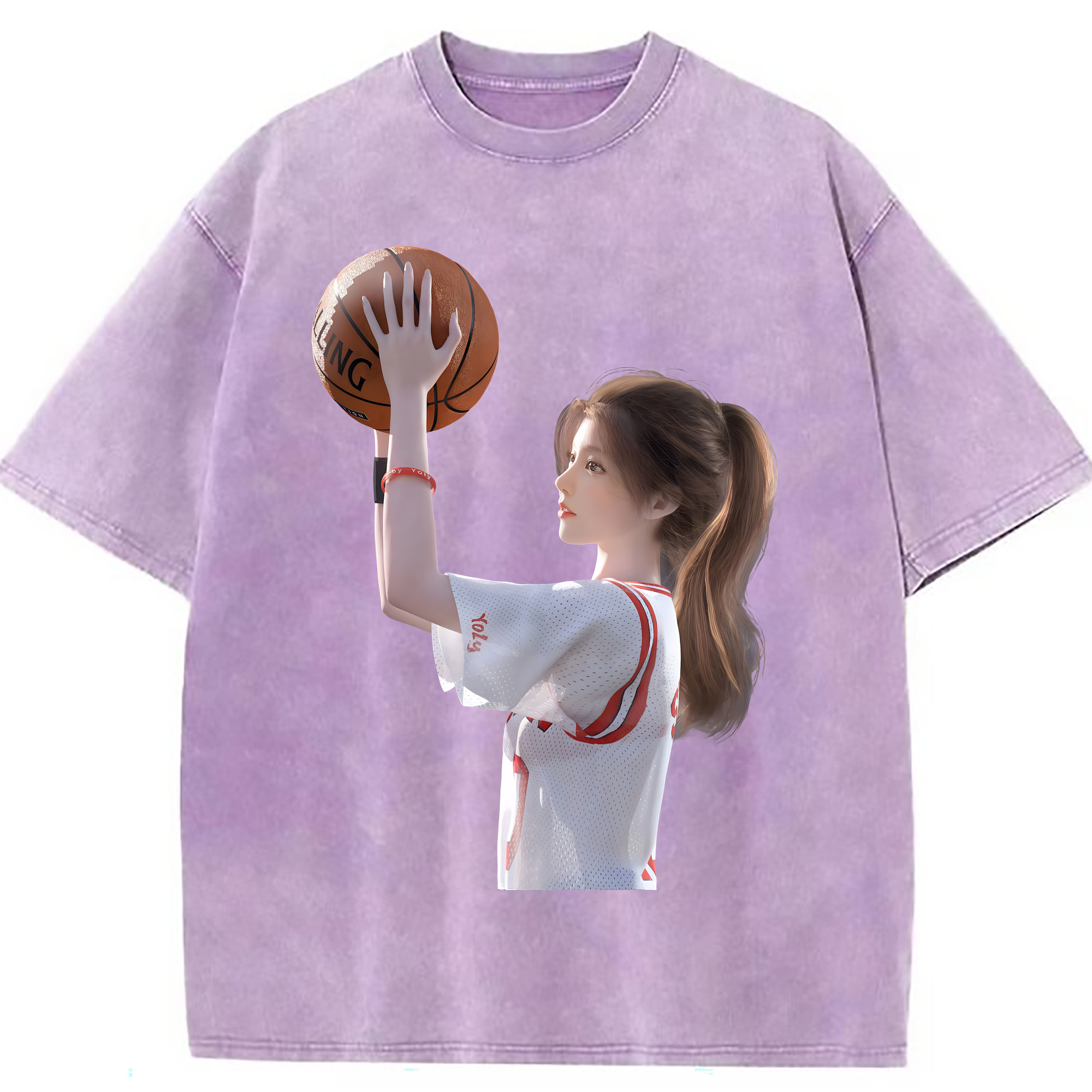 （画像用） SLAM DUNK／スラムダンク 綿100% ヴィンテージ風 半袖Tシャツ（フロントプリント）