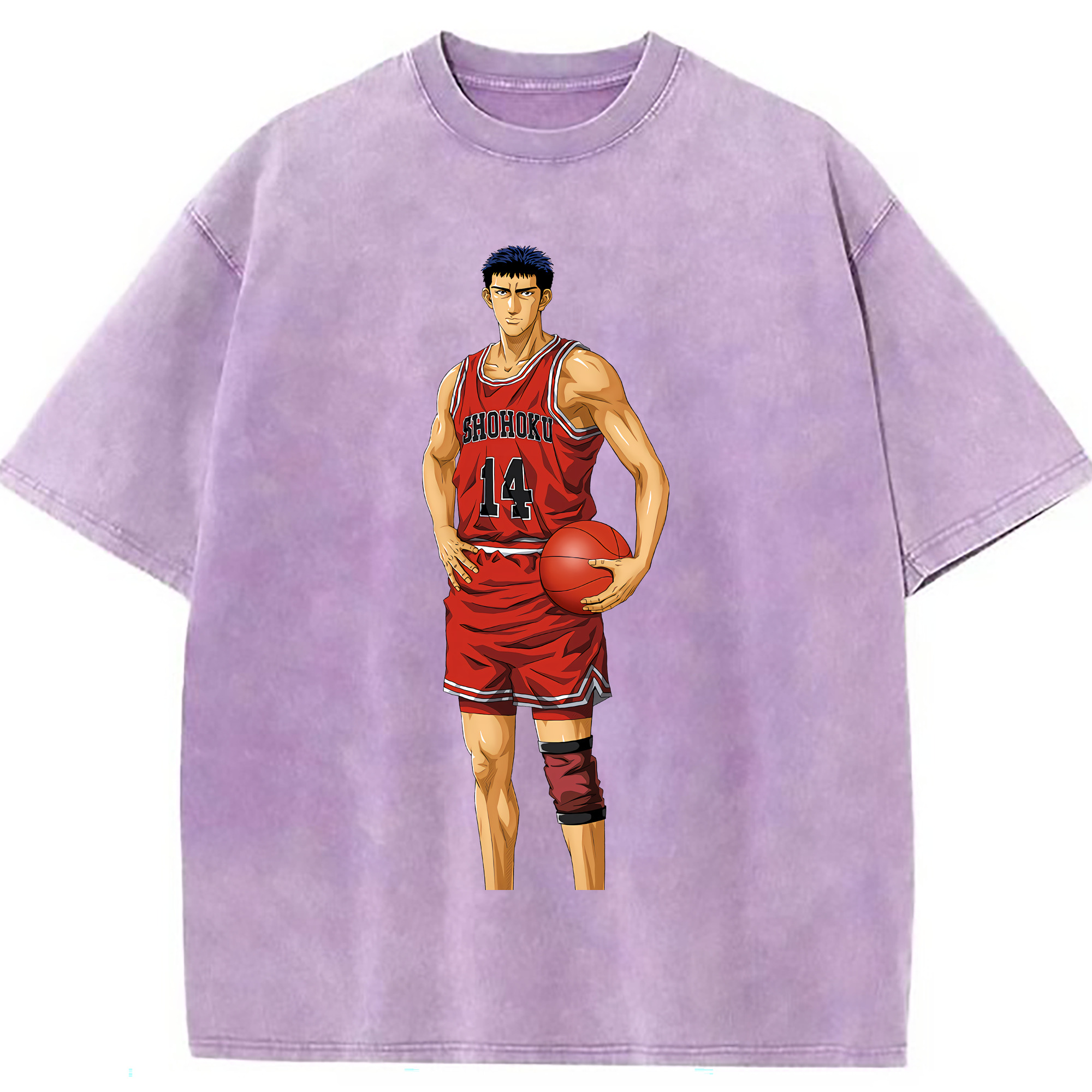 （画像用） SLAM DUNK／スラムダンク 綿100% ヴィンテージ風 半袖Tシャツ（フロントプリント）